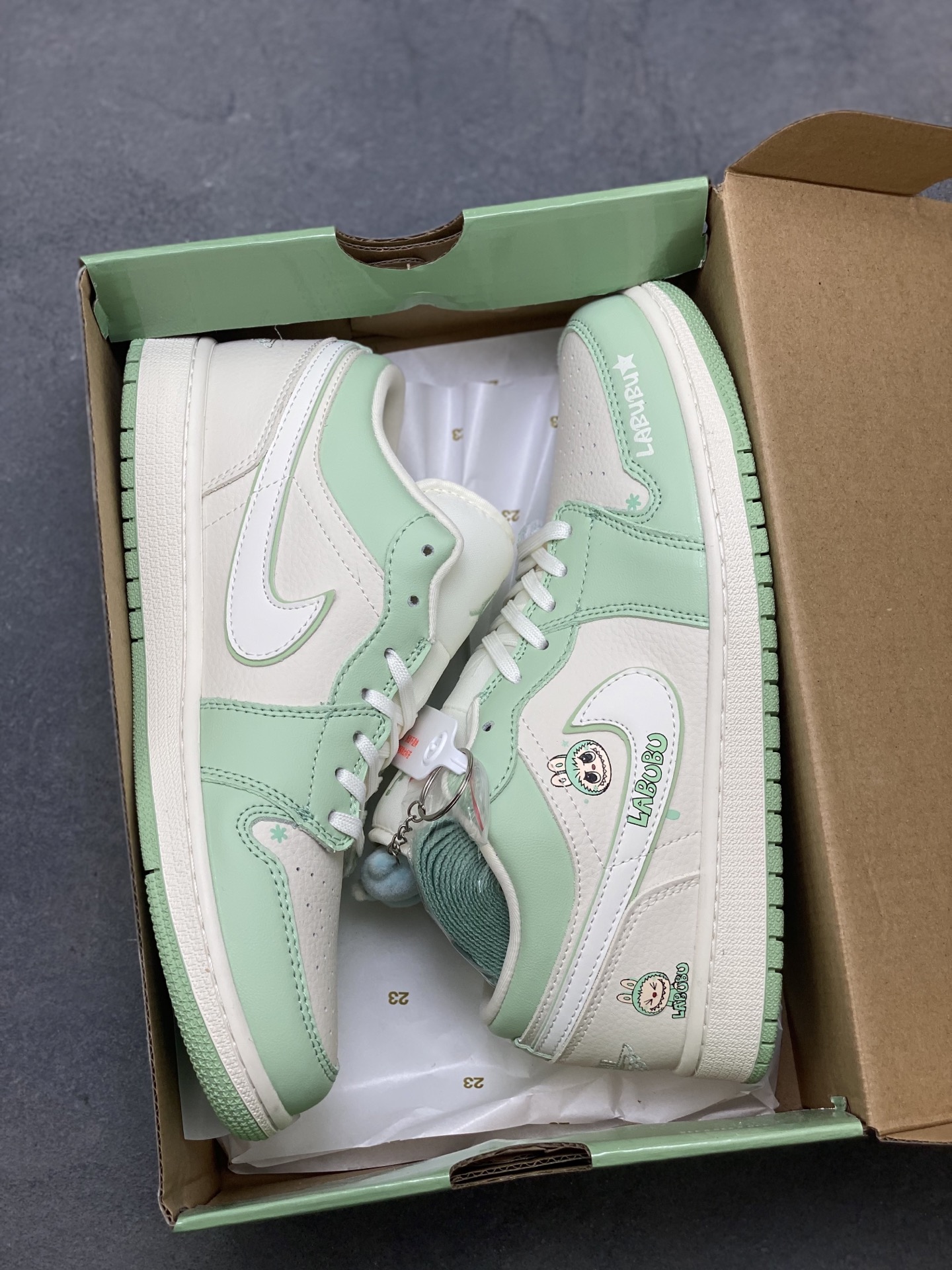 Nike Air Jordan 1 Low x Travis Scott 'DIY' Custom Sneakers - Labubu Edition 9 i1755101501839 7362 0 8