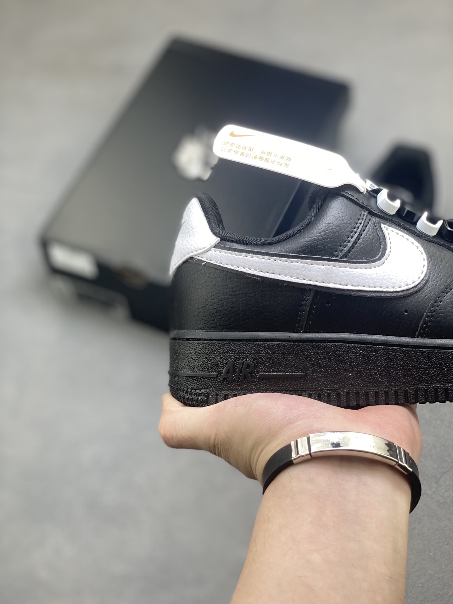 Nike Air Force 1 '07 Low Black White Stitching Sneakers CQ0492-001 6 i1755276027429 4020 0 4