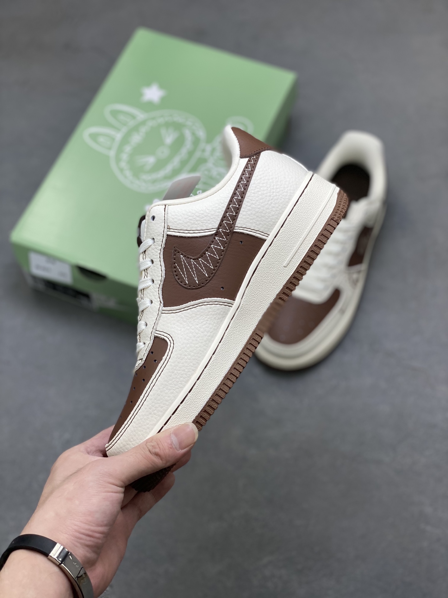 Nike Air Force 1 '07 Low Labubu Chocolate Stitching Limited Edition Sneakers 4 i1755360203639 4133 0 2