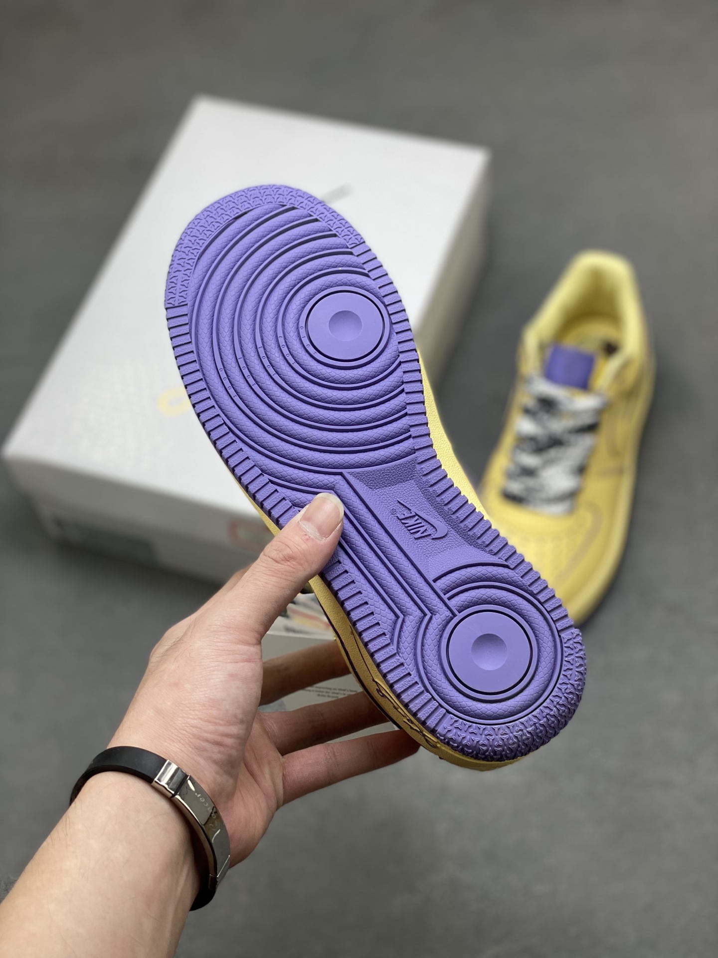 Nike Air Force 1 '07 Low HV9408-700 Yellow/Purple Limited Edition Sneakers 7 i1755360338419 7367 0 5