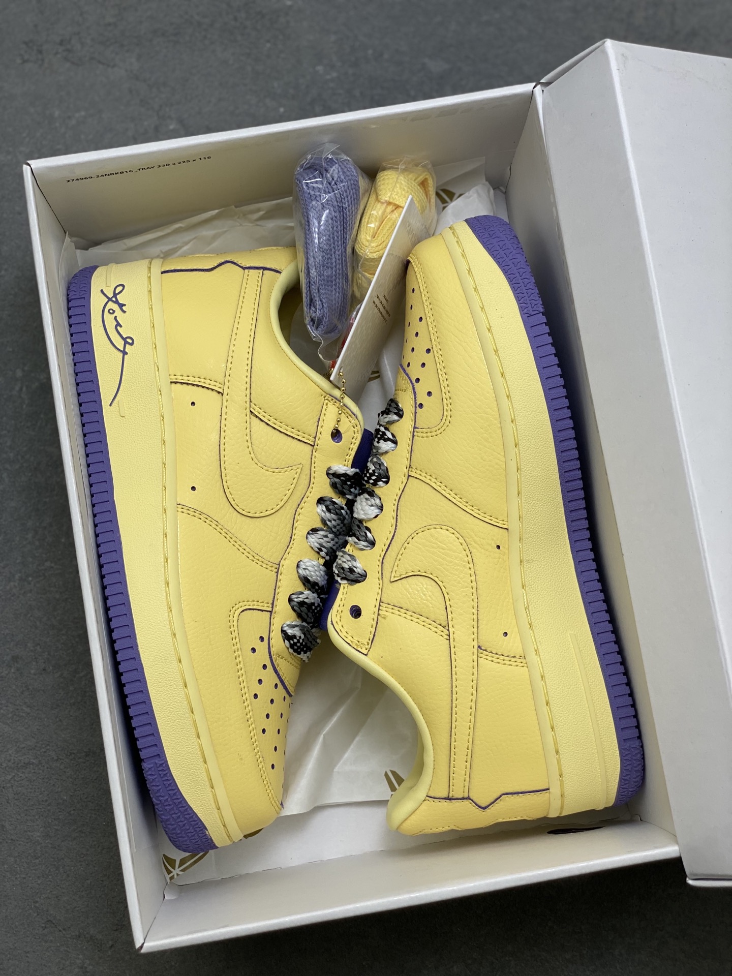 Nike Air Force 1 '07 Low HV9408-700 Yellow/Purple Limited Edition Sneakers 10 i1755360339127 1589 0 8