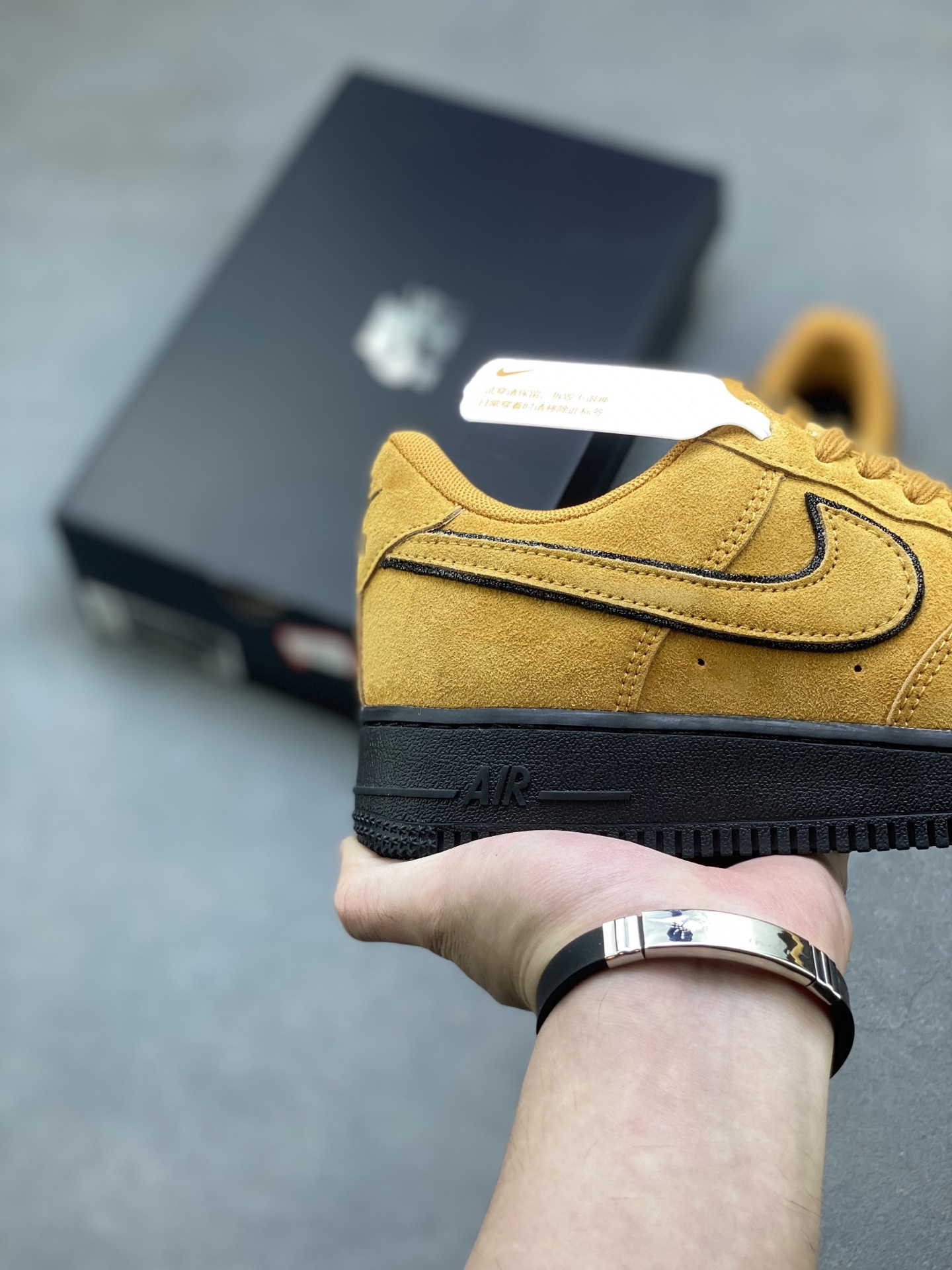 Nike Air Force 1 '07 Low Mustard Suede Casual Sneakers HQ1966-700 6 i1755620247575 7633 0 4