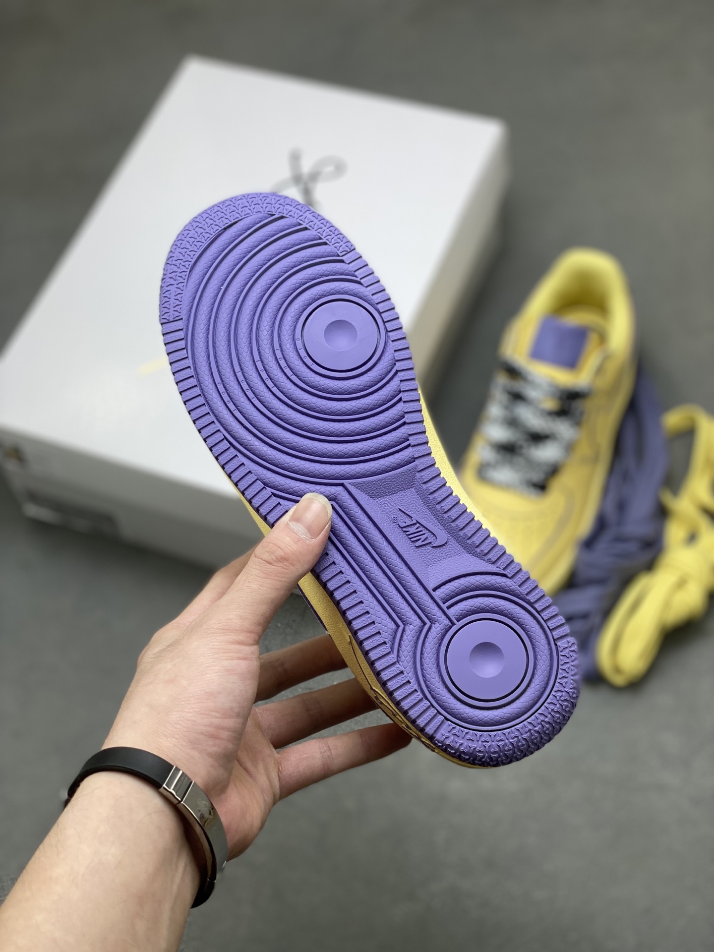 Nike Air Force 1 '07 Low - Limited Edition Yellow/Purple Sneakers 7 i1755620297963 8546 0 5