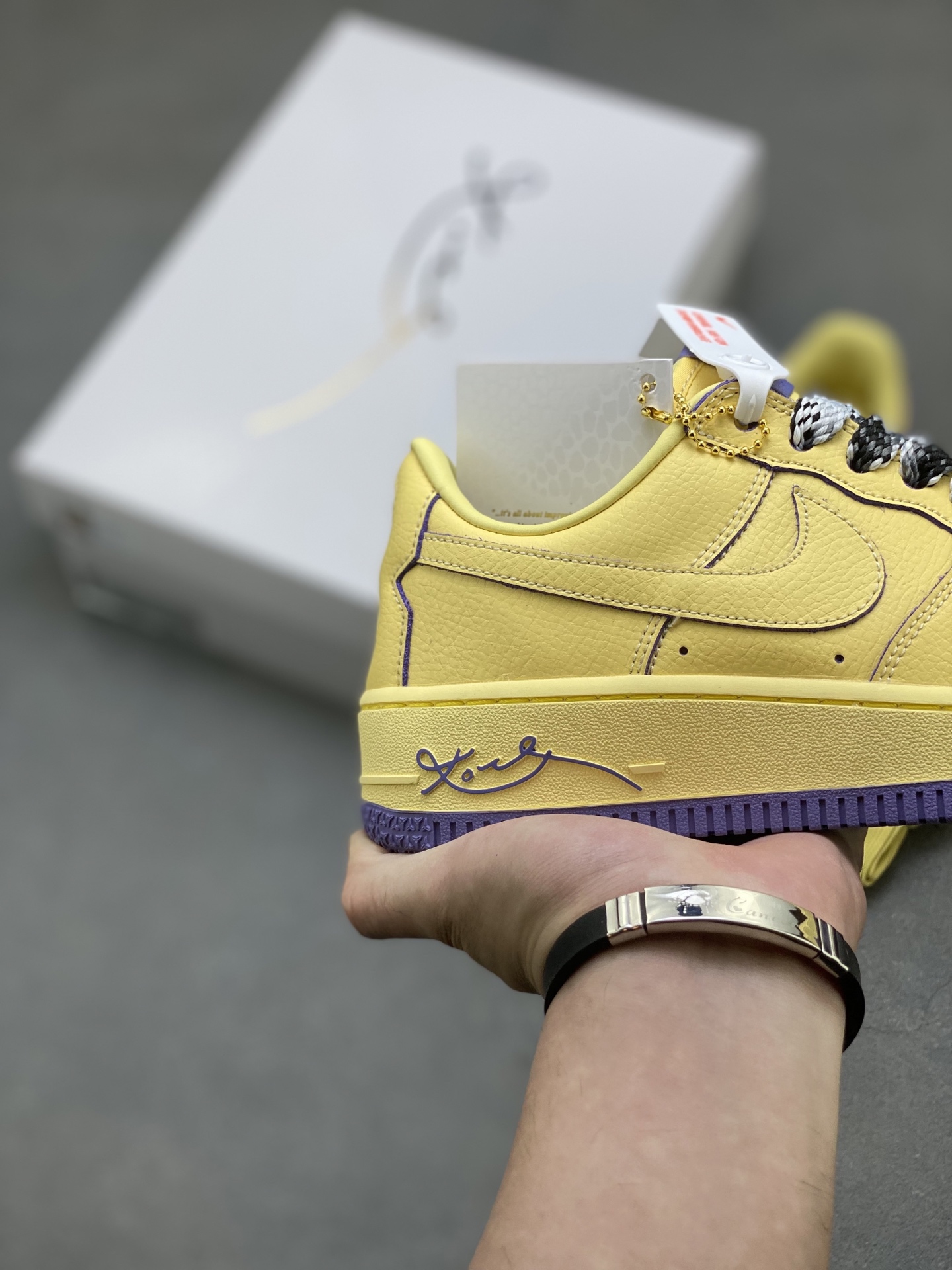 Nike Air Force 1 '07 Low - Limited Edition Yellow/Purple Sneakers 6 i1755620298865 6056 0 4