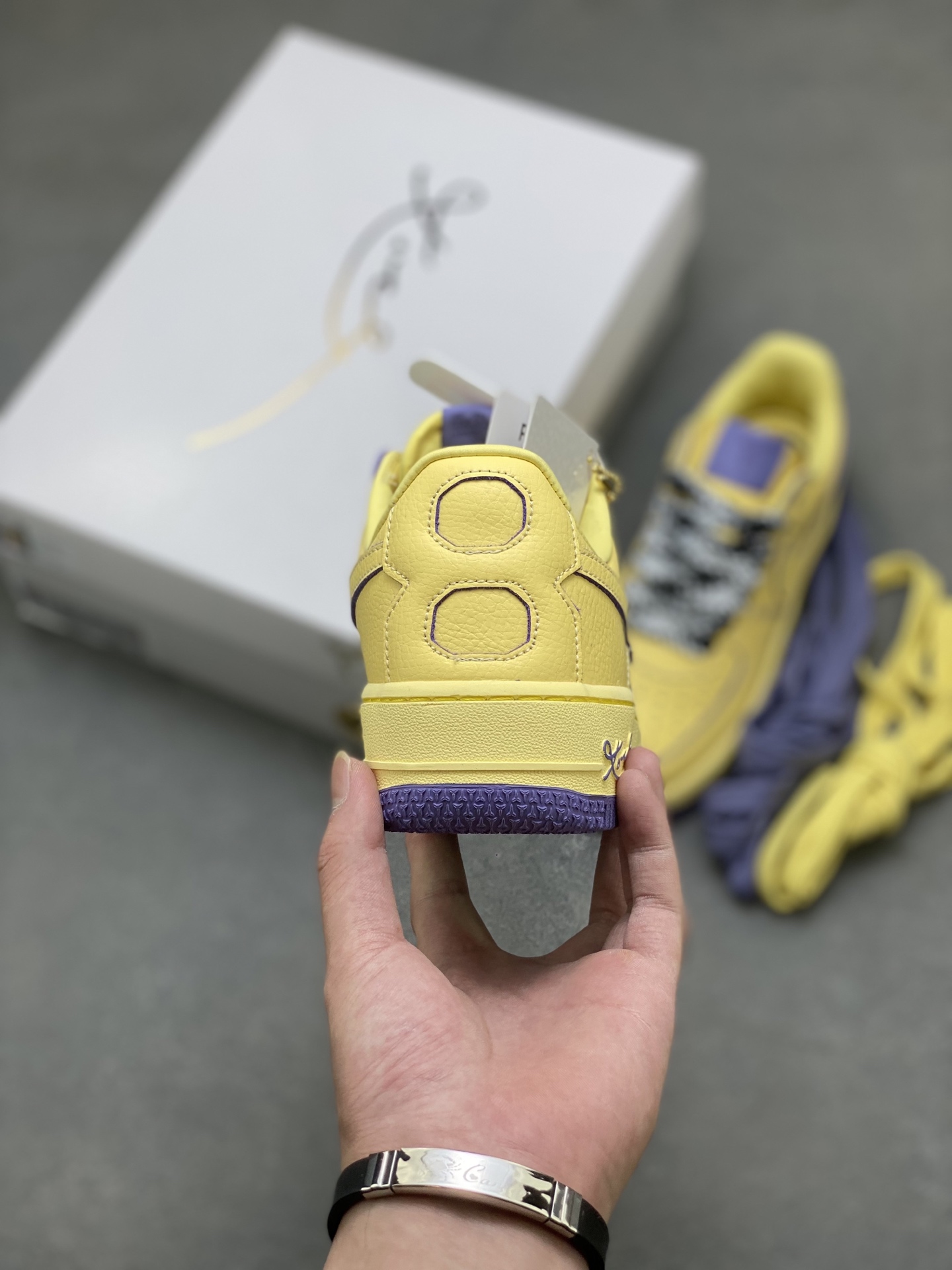 Nike Air Force 1 '07 Low - Limited Edition Yellow/Purple Sneakers 5 i1755620300987 9620 0 3