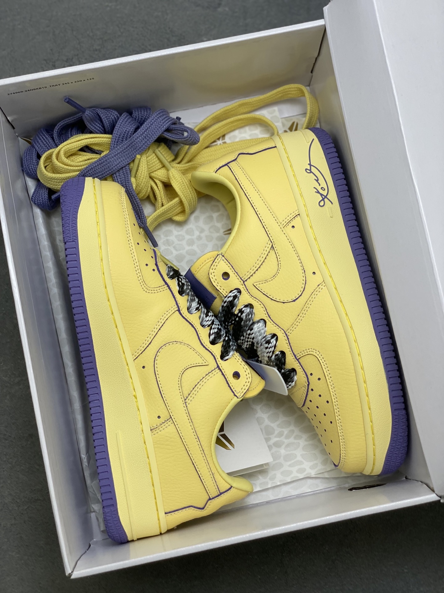 Nike Air Force 1 '07 Low - Limited Edition Yellow/Purple Sneakers 10 i1755620301397 3723 0 8