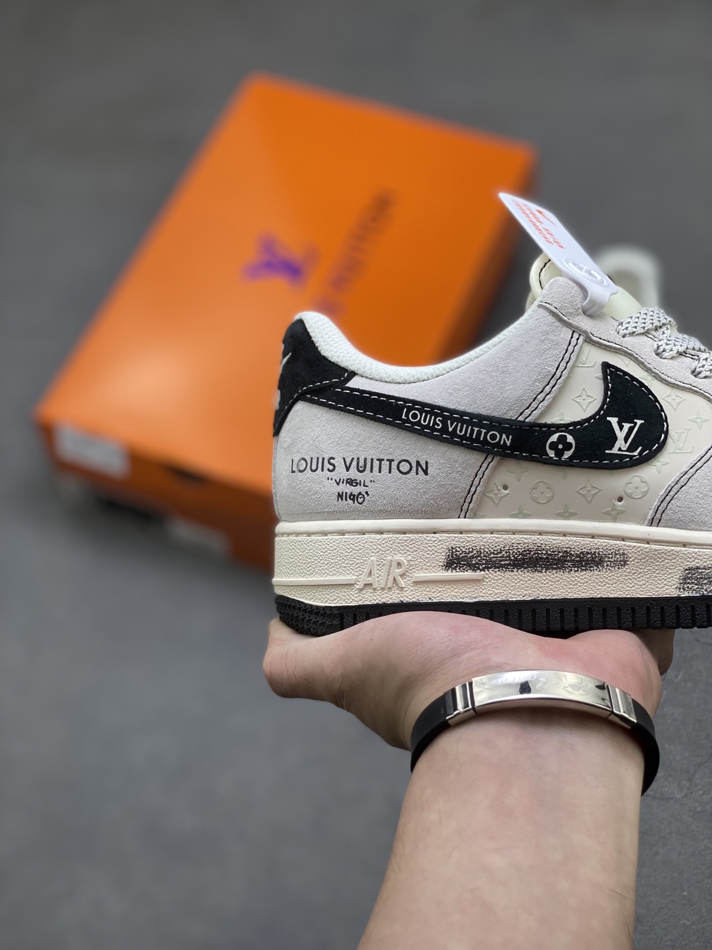 Nike Air Force 1 '07 Low Louis Vuitton Custom Sneakers - Limited Edition 6 i1755710734723 7544 0 4