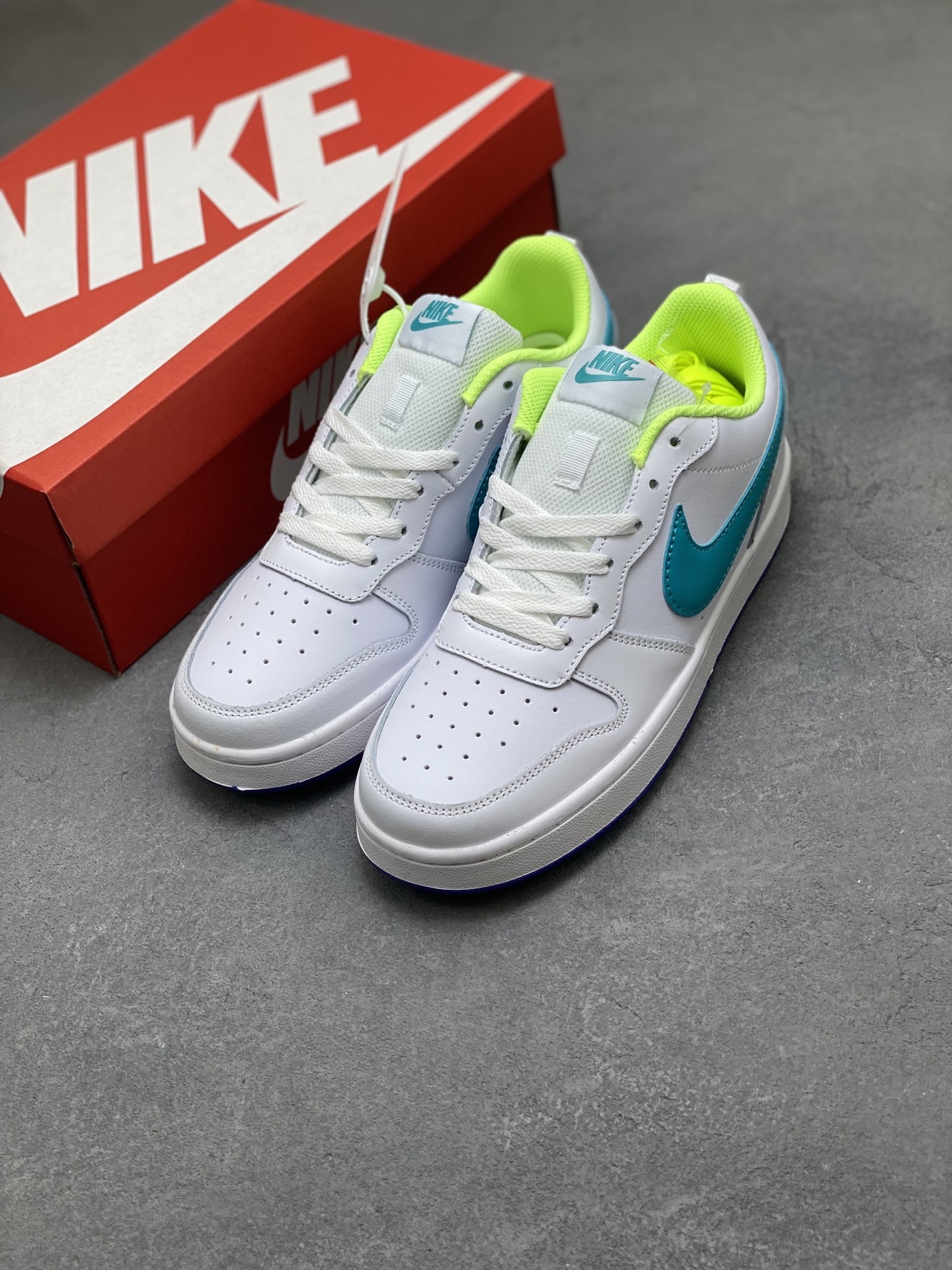 Nike Ebernon Low PRM White/Teal Sneakers, Versatile & Breathable, All-Day Comfort 9 i1755799639993 7032 0 7