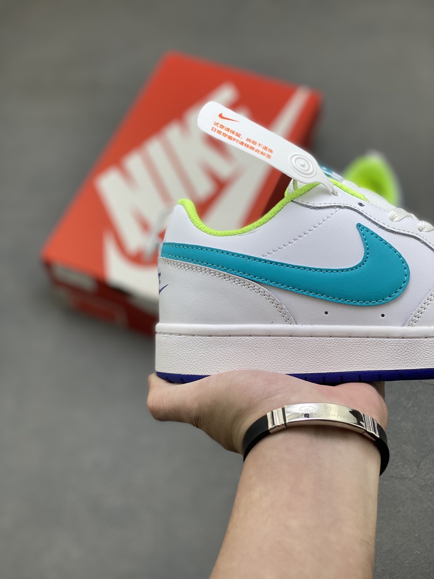 Nike Ebernon Low PRM White/Teal Sneakers, Versatile & Breathable, All-Day Comfort 6 i1755799640367 8157 0 4