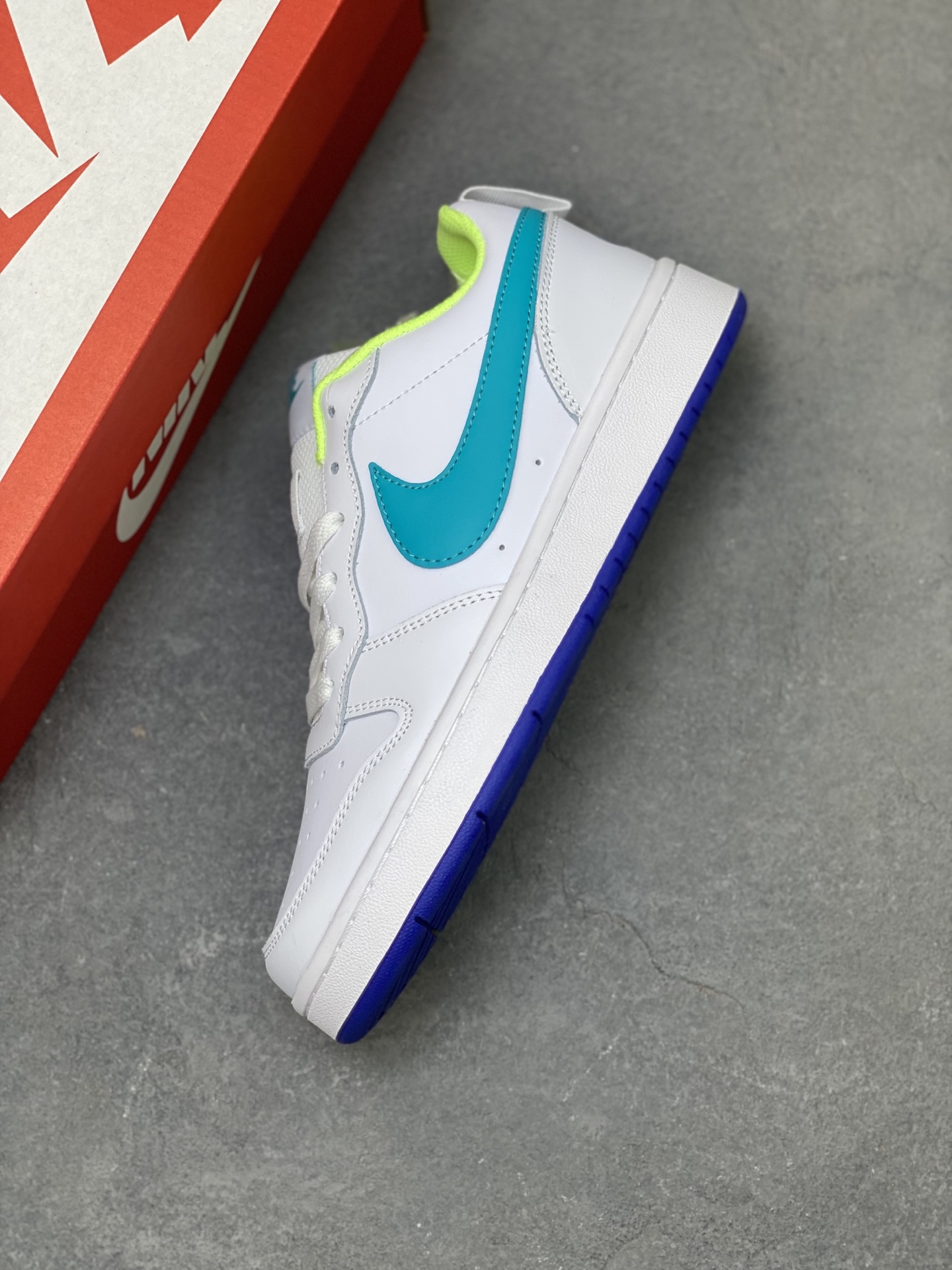 Nike Ebernon Low PRM White/Teal Sneakers, Versatile & Breathable, All-Day Comfort 8 i1755799647743 594 0 6