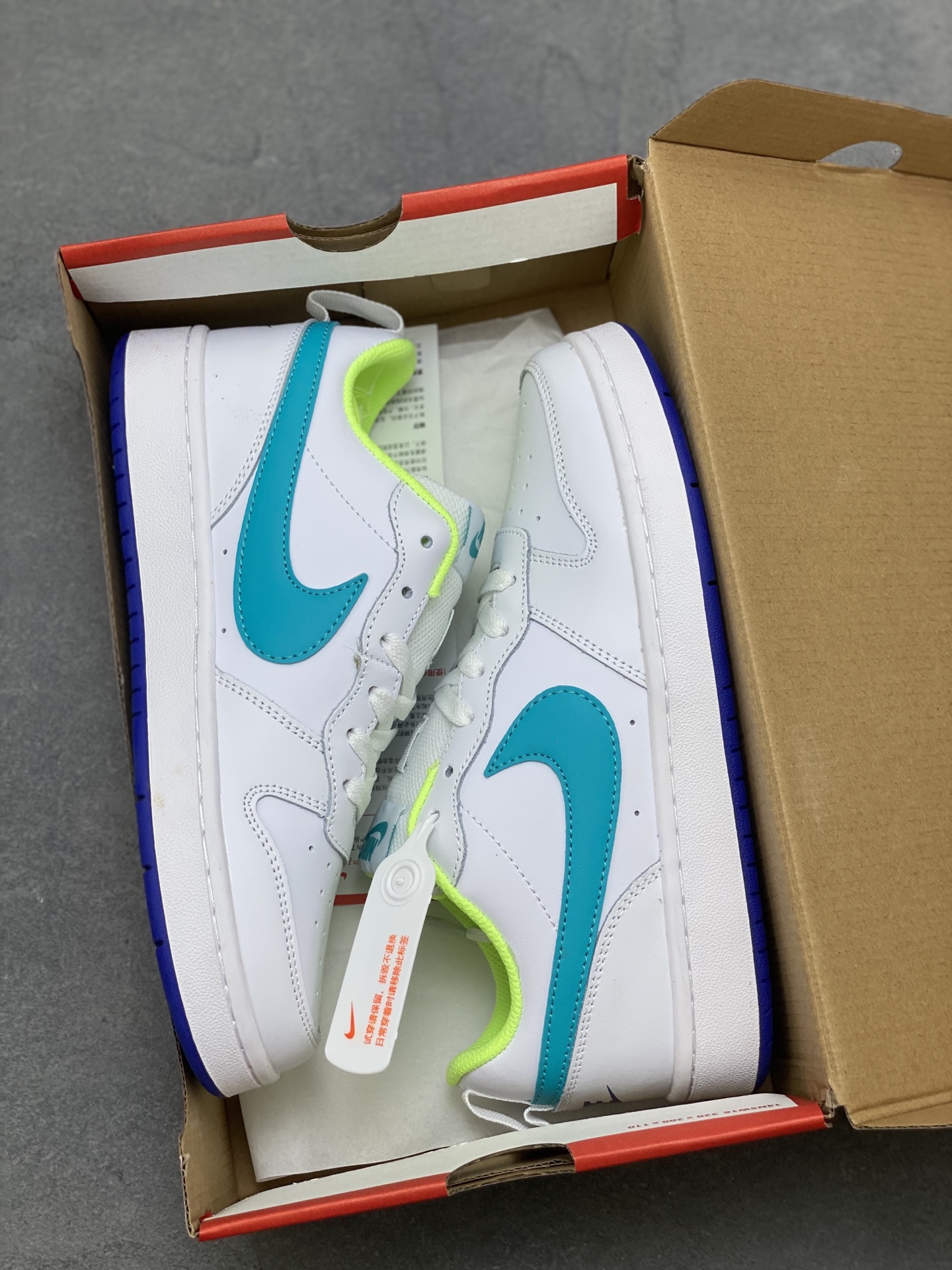 Nike Ebernon Low PRM White/Teal Sneakers, Versatile & Breathable, All-Day Comfort 10 i1755799647916 7242 0 8