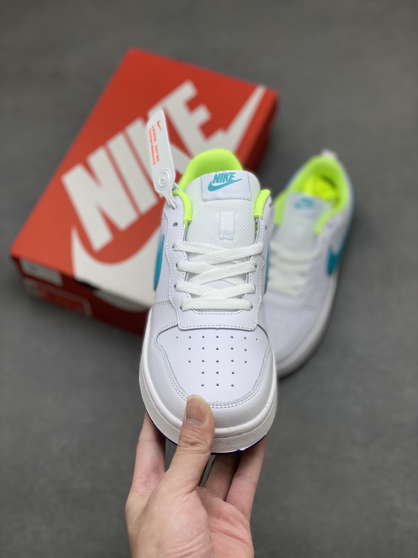 Nike Ebernon Low PRM White/Teal Sneakers, Versatile & Breathable, All-Day Comfort 3 i1755799651521 8276 0 1
