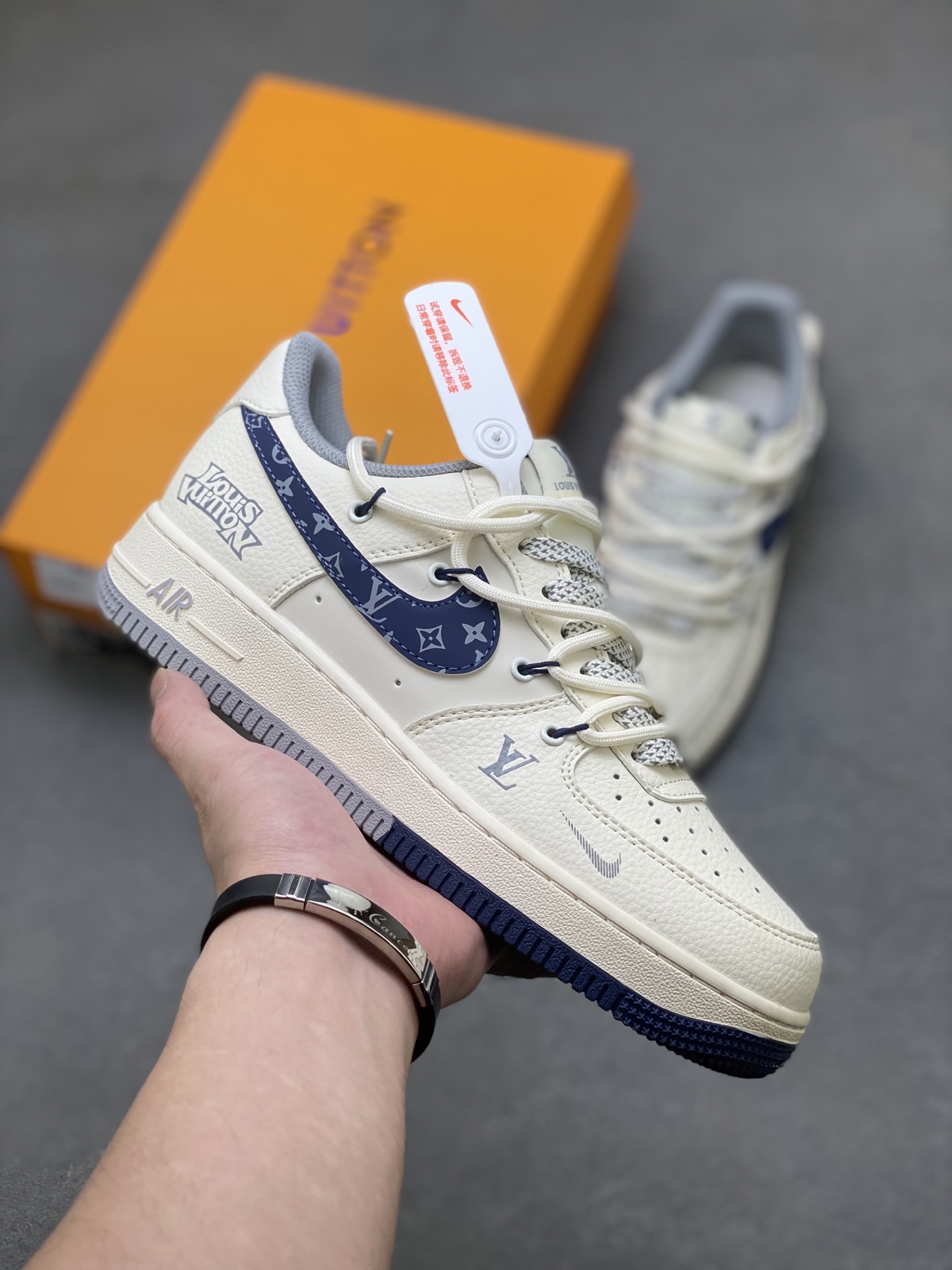 Nike Air Force 1 '07 Low Louis Vuitton Custom Sneakers - Limited Edition