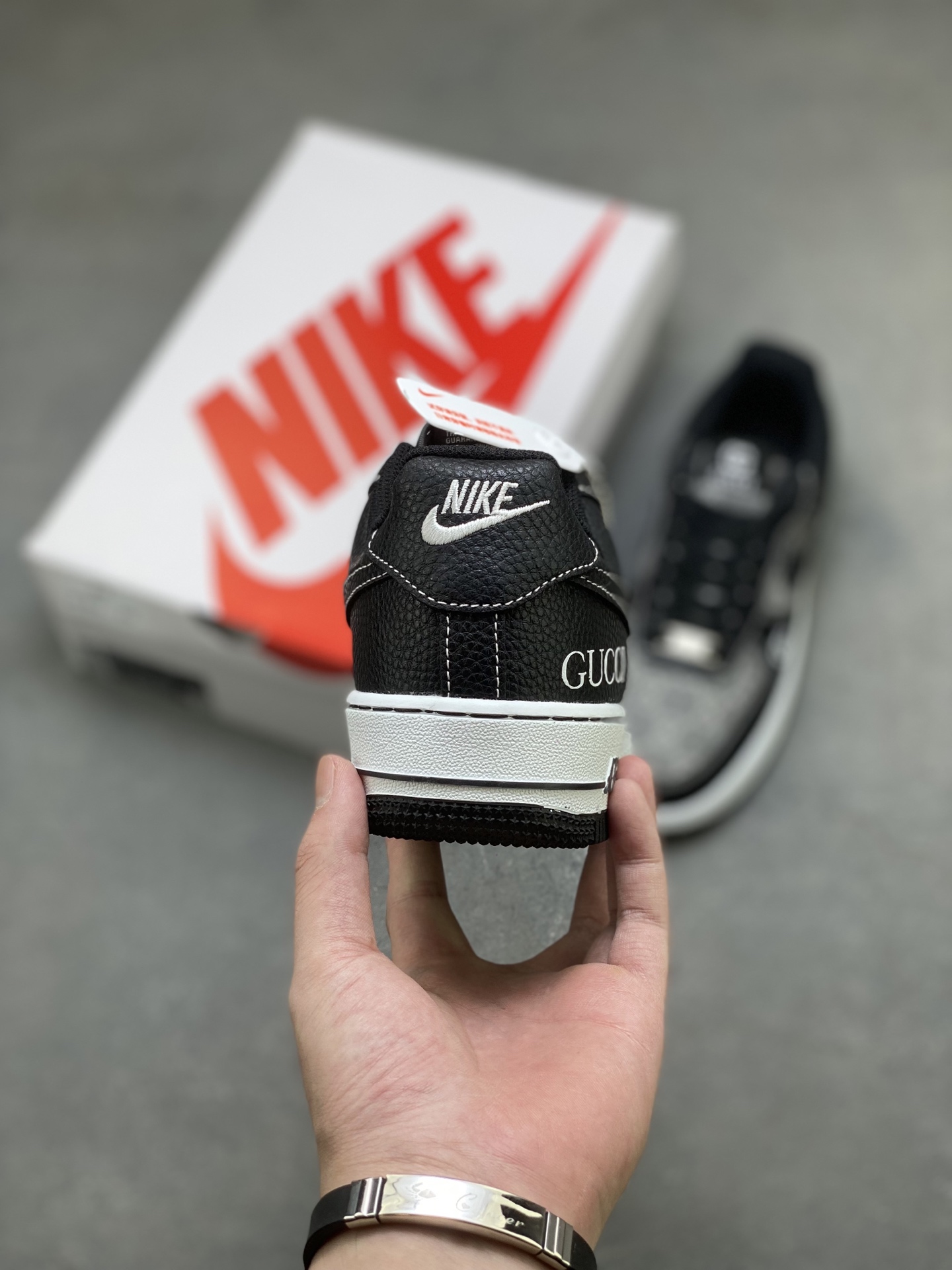 Nike Air Force 1 '07 Low Gucci Custom Sneakers Limited Edition -AH8462-002 5 i1756137711230 9087 0 3