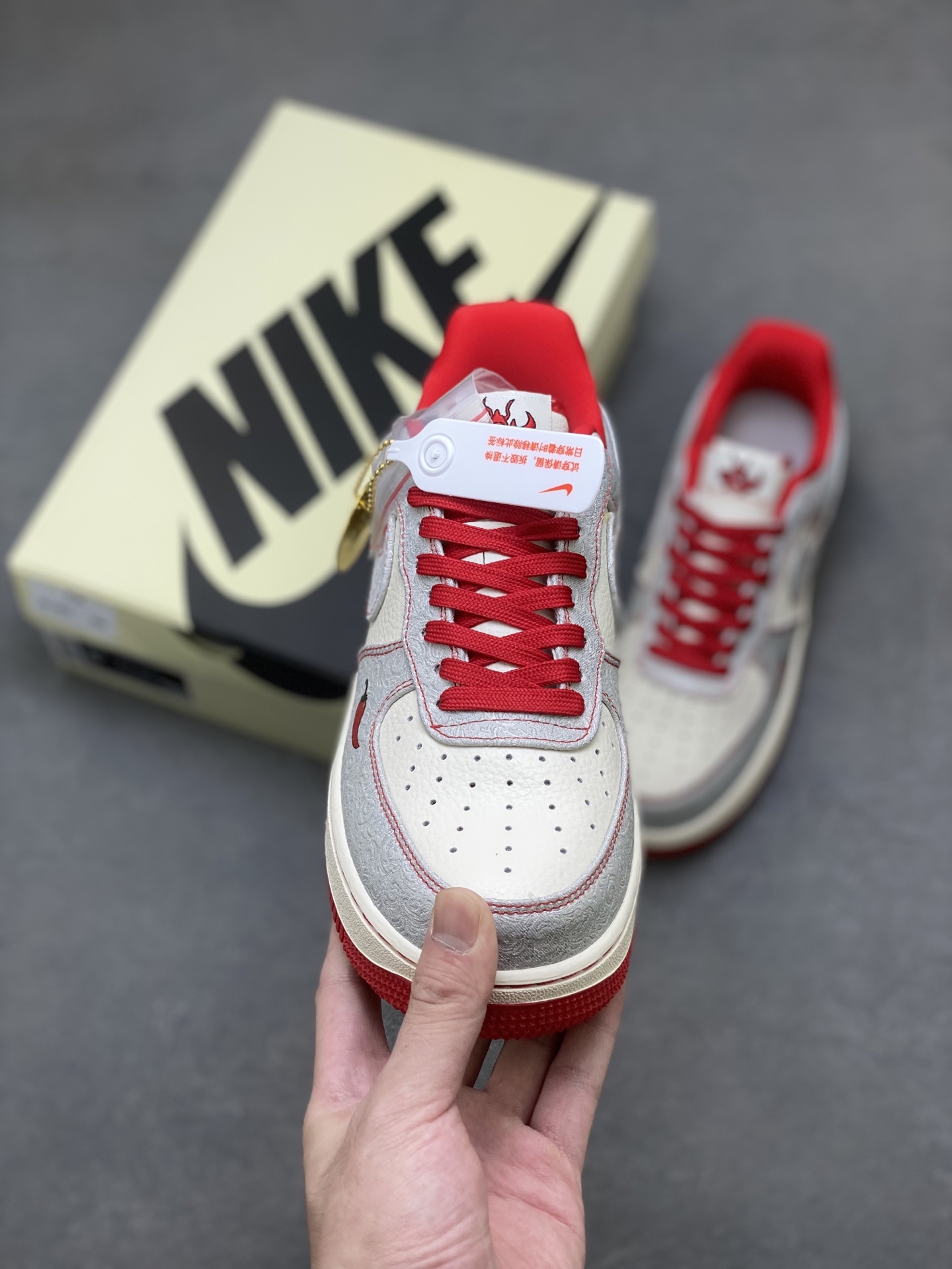 Nike Air Force 1 '07 Low Limited Edition Sneakers - Chili Pepper Accents 3 i1756137757910 8918 0 1