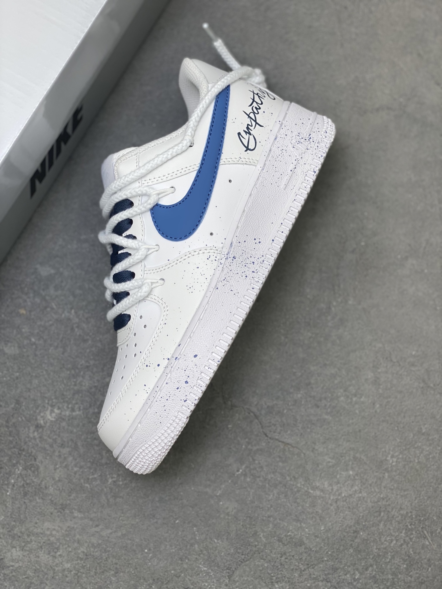 Nike Air Force 1 '07 Low Sneakers - White/Blue Accents, Limited Edition 8 i1756137798801 6975 0 6