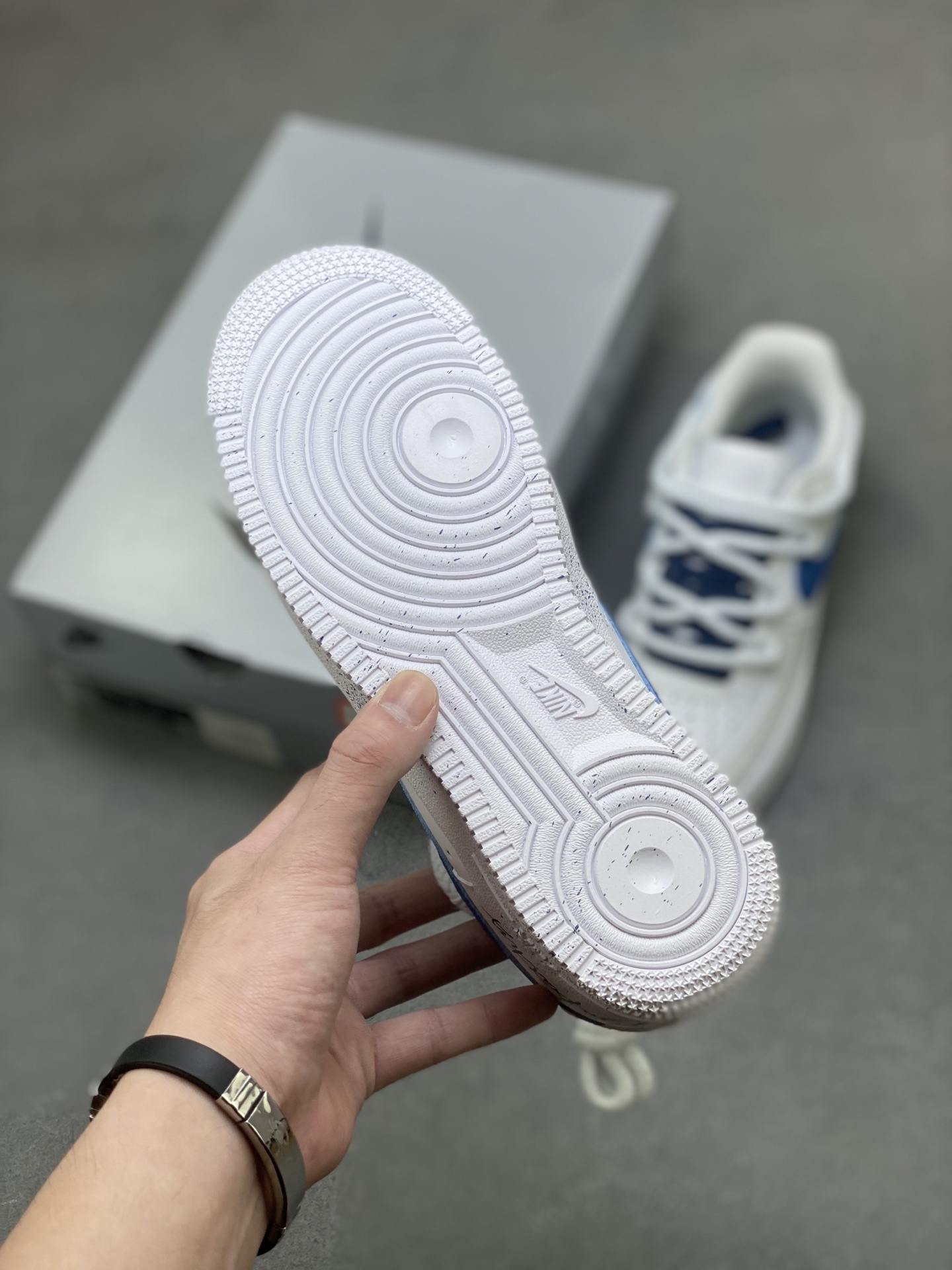 Nike Air Force 1 '07 Low Sneakers - White/Blue Accents, Limited Edition 7 i1756137799467 9289 0 5