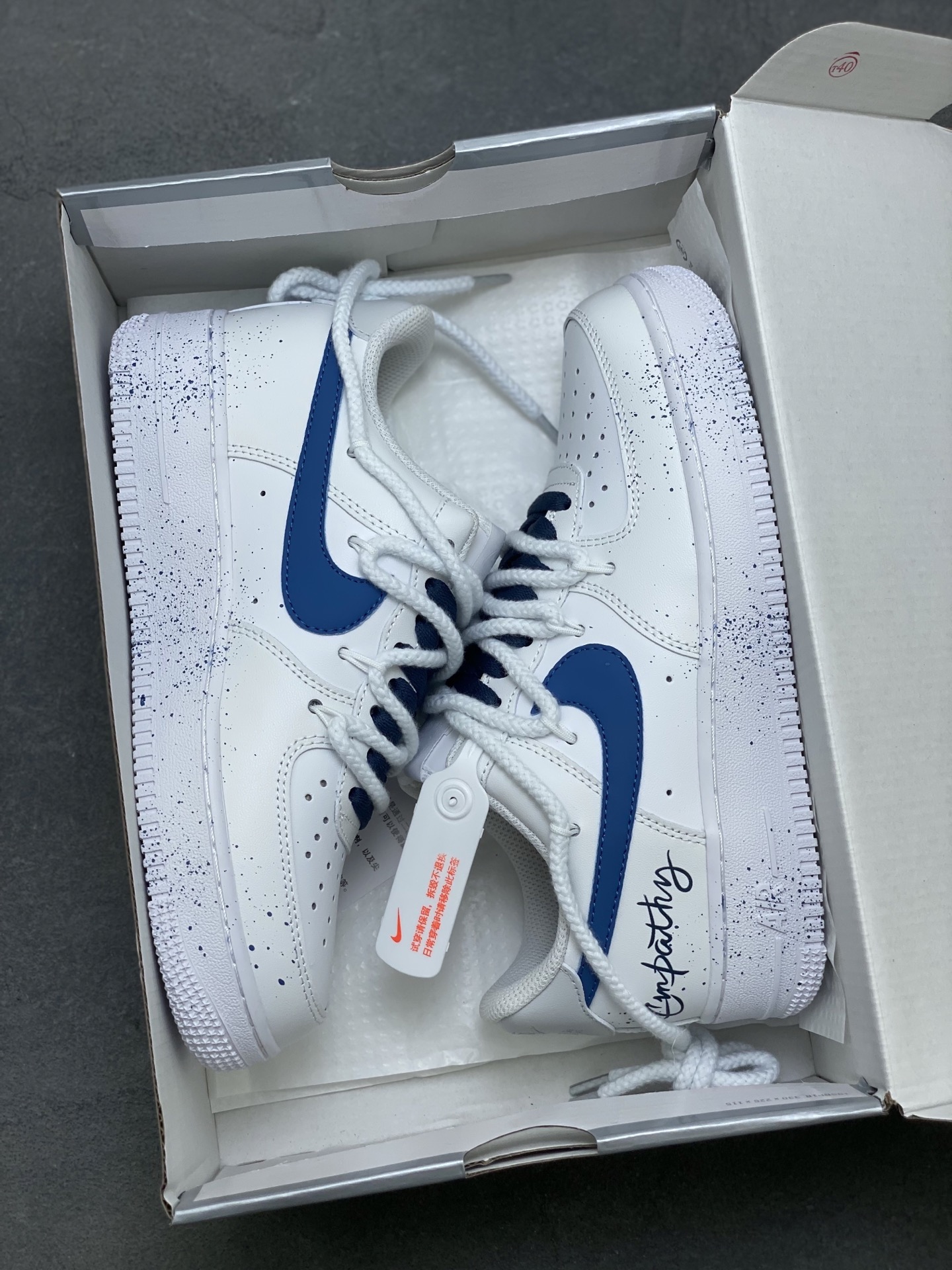 Nike Air Force 1 '07 Low Sneakers - White/Blue Accents, Limited Edition 10 i1756137804815 7238 0 8