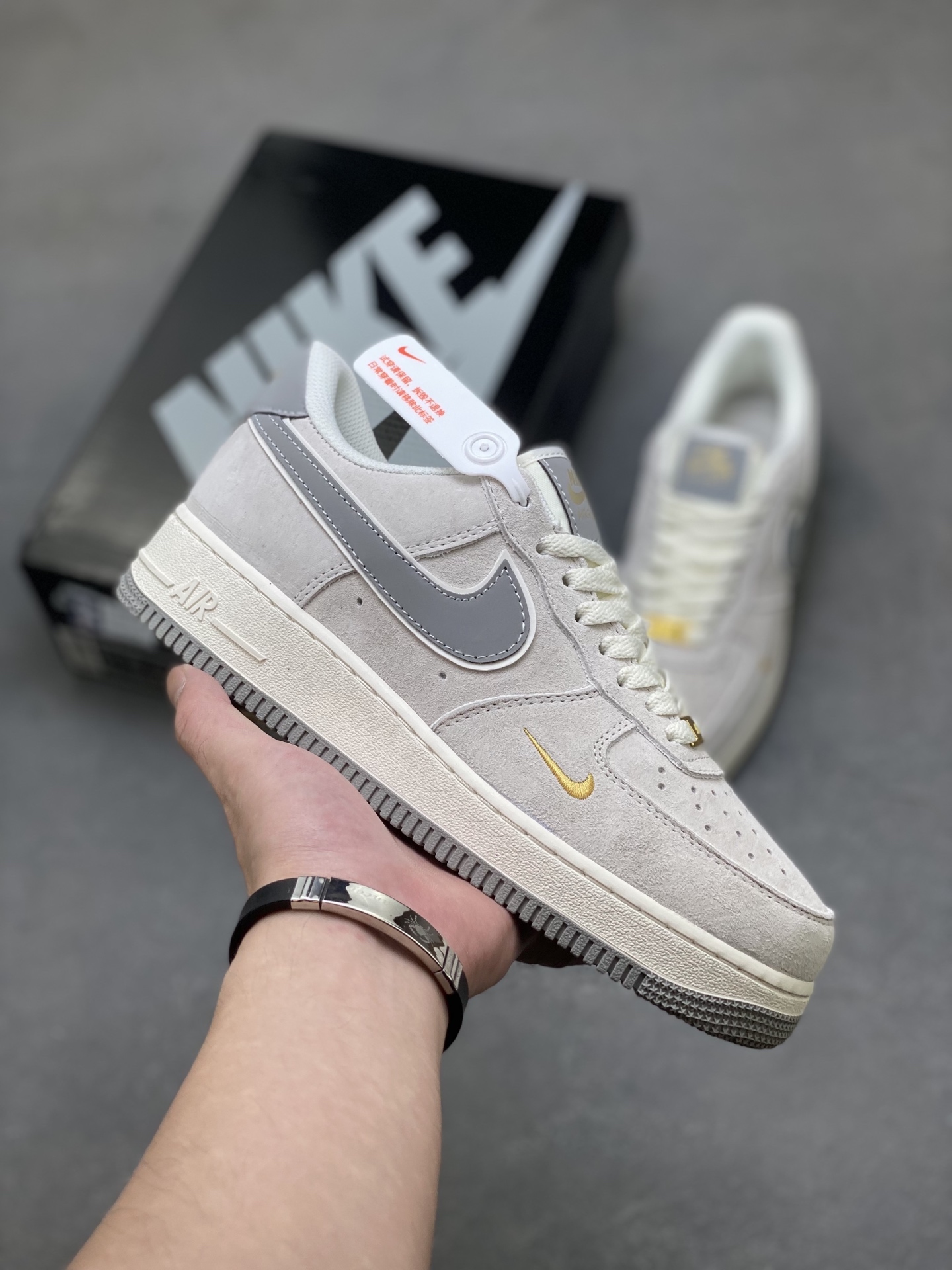Nike Air Force 1 '07 Low Grey Suede Casual Sneakers 2 i1756225733407 313 0 0