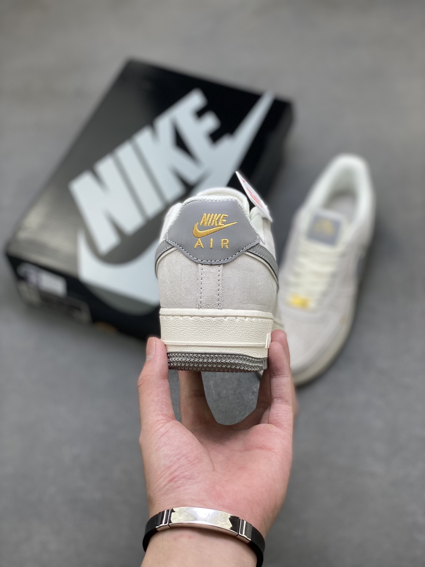 Nike Air Force 1 '07 Low Grey Suede Casual Sneakers 5 i1756225739378 5089 0 3