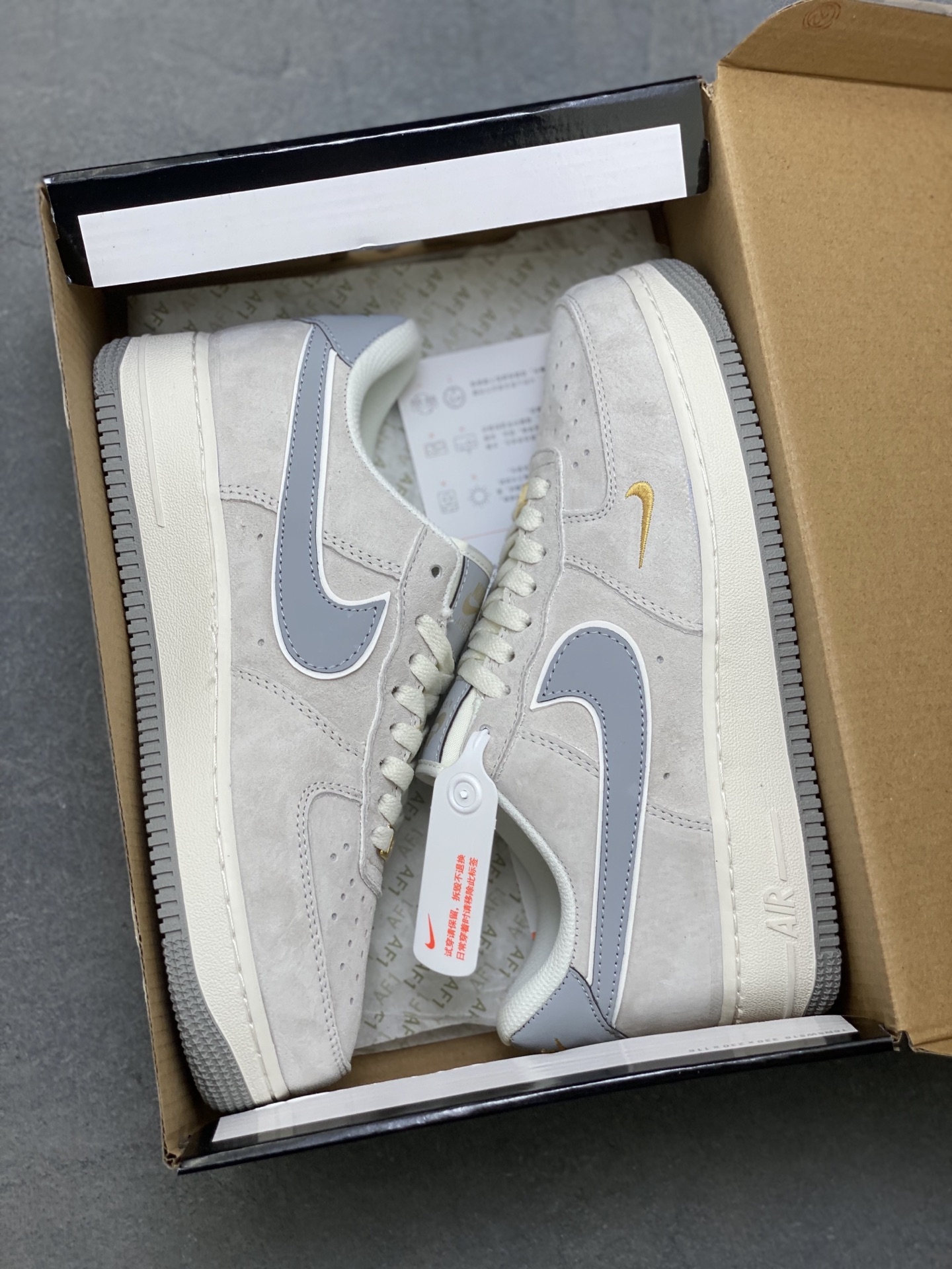 Nike Air Force 1 '07 Low Grey Suede Casual Sneakers 10 i1756225739909 2831 0 8