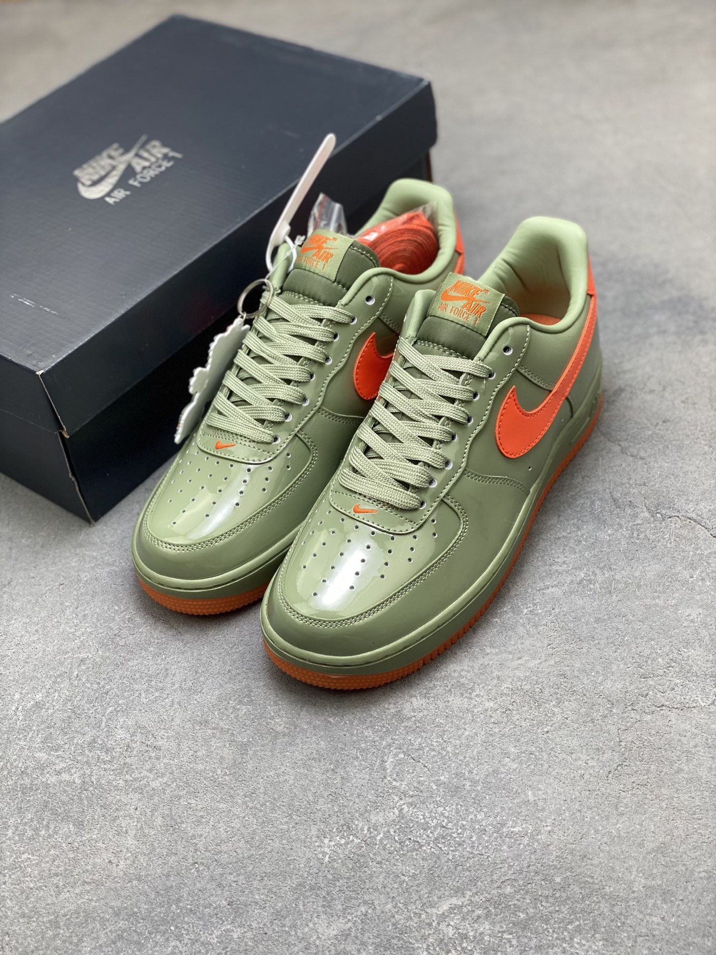 Nike Air Force 1 '07 Low Olive/Orange Limited Edition - HJ9118-386 9 i1756311968119 7405 0 7