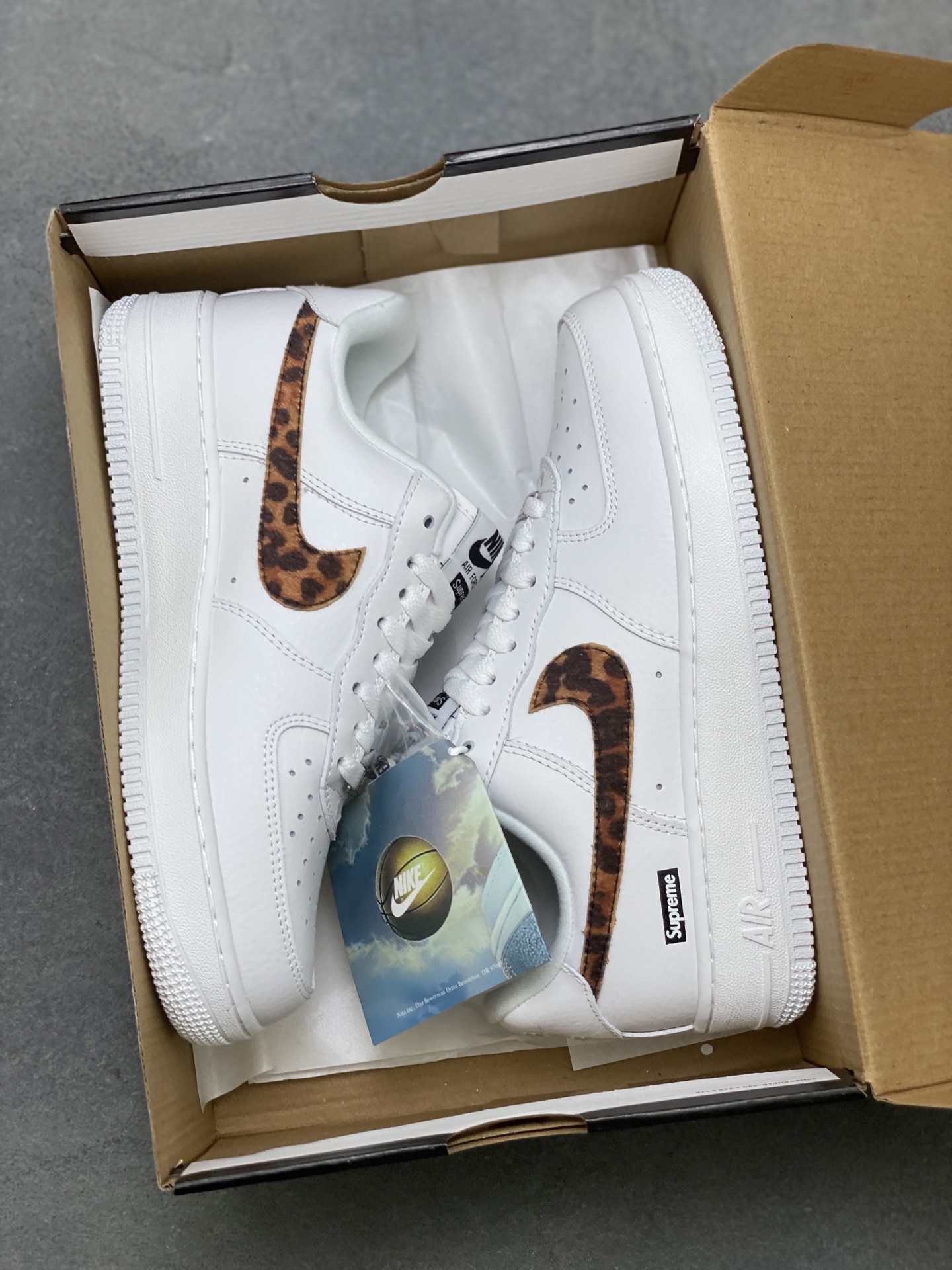 Nike Air Force 1 '07 Low White Leopard Print Sneakers - Limited Edition 32 i1756396964369 7023 0 8