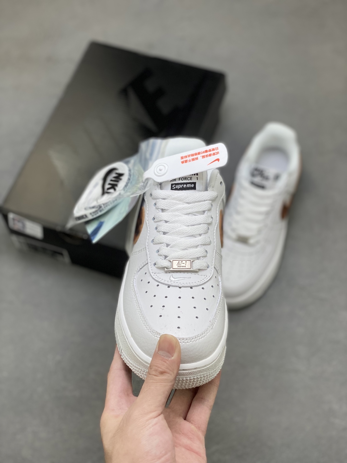Nike Air Force 1 '07 Low White Leopard Print Sneakers - Limited Edition 25 i1756396964538 6718 0 1