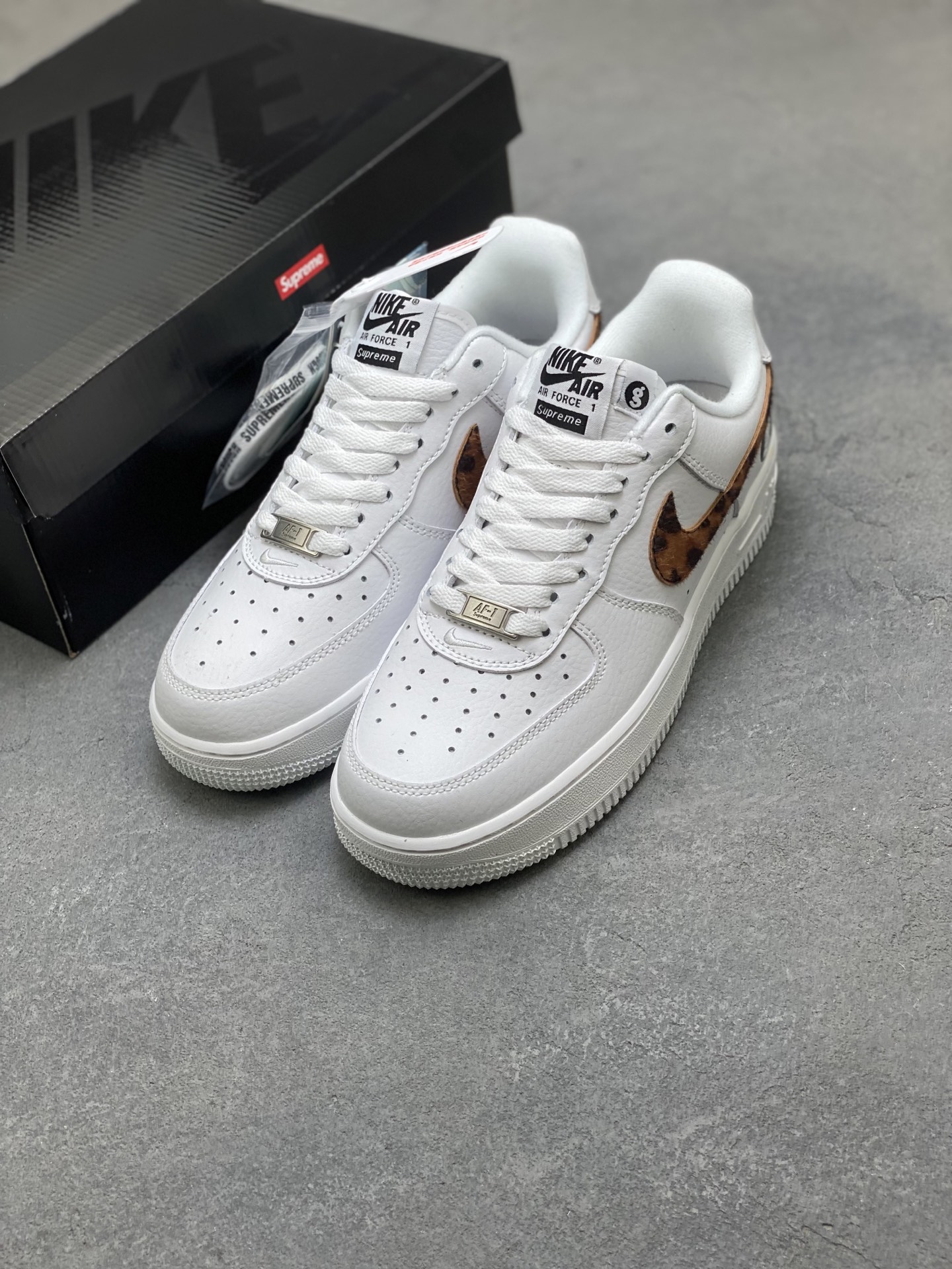 Nike Air Force 1 '07 Low White Leopard Print Sneakers - Limited Edition 31 i1756396966945 7132 0 7