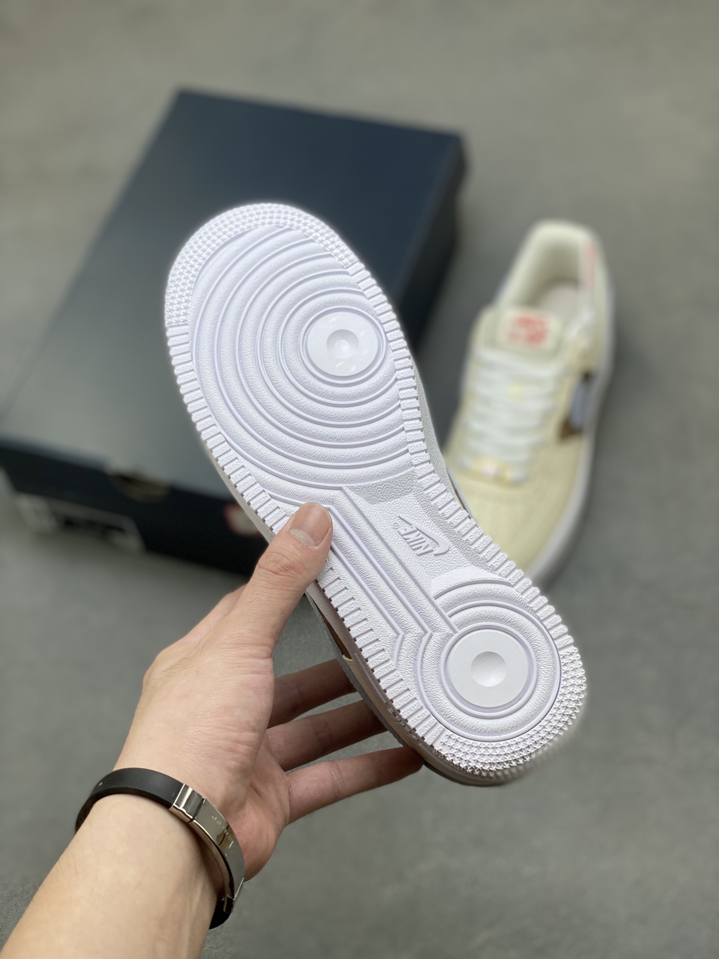 Nike Air Force 1 '07 Low Cream/Blue Shoes IH7352-001 Size 36-45 7 i1756397010394 51 0 5