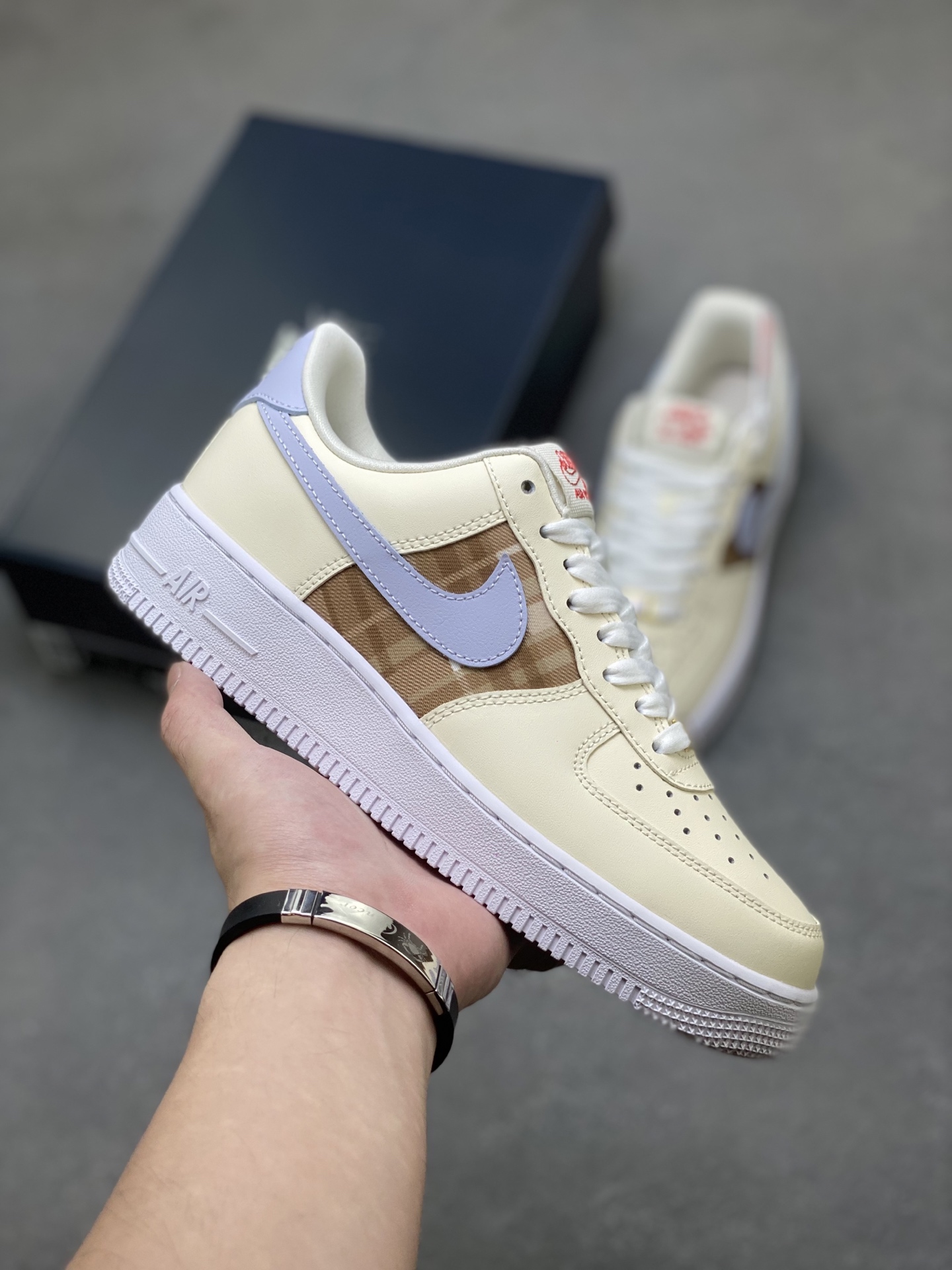 Nike Air Force 1 '07 Low Cream/Blue Shoes IH7352-001 Size 36-45 2 i1756397010407 9804 0 0
