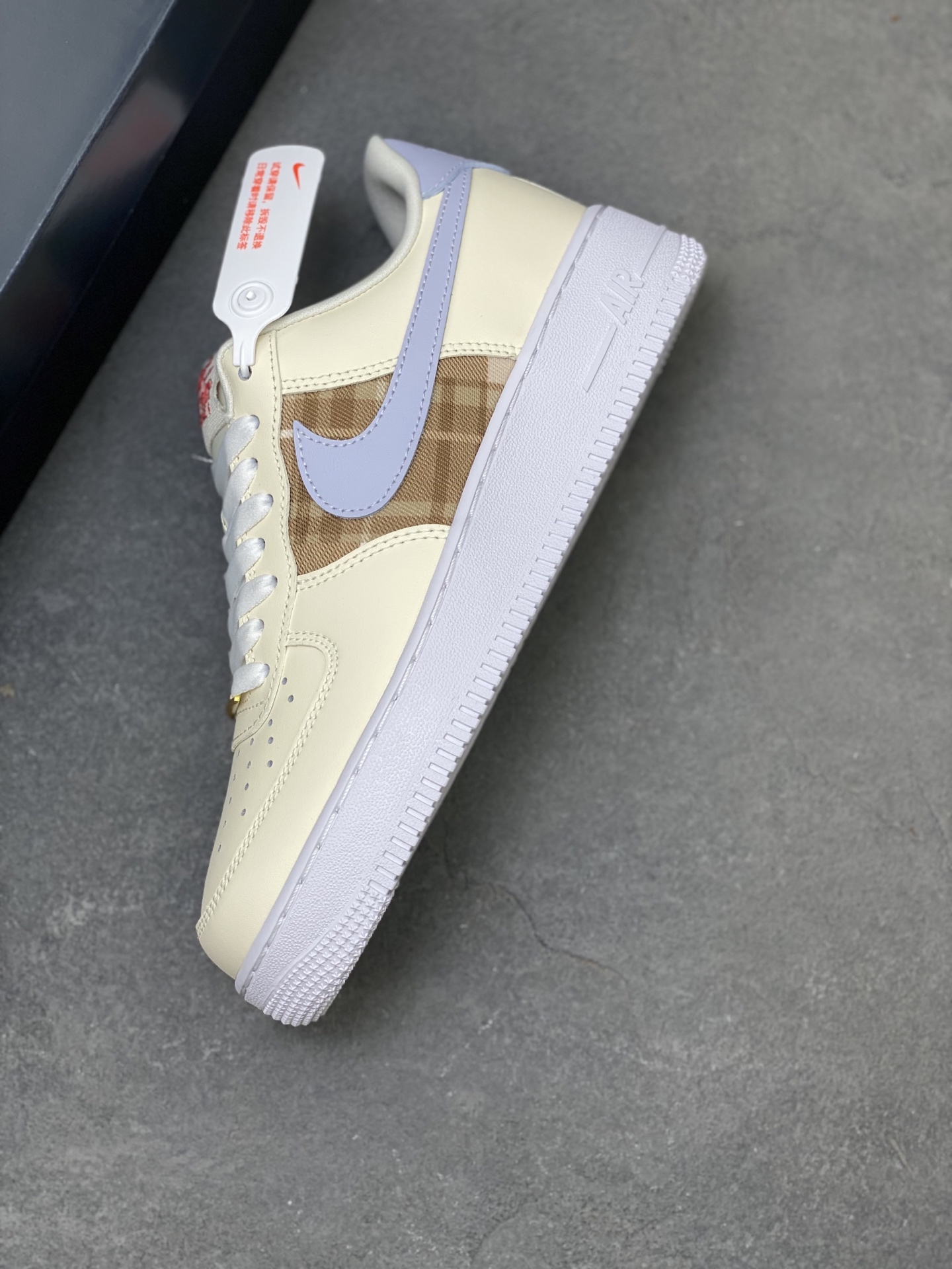 Nike Air Force 1 '07 Low Cream/Blue Shoes IH7352-001 Size 36-45 8 i1756397012322 286 0 6