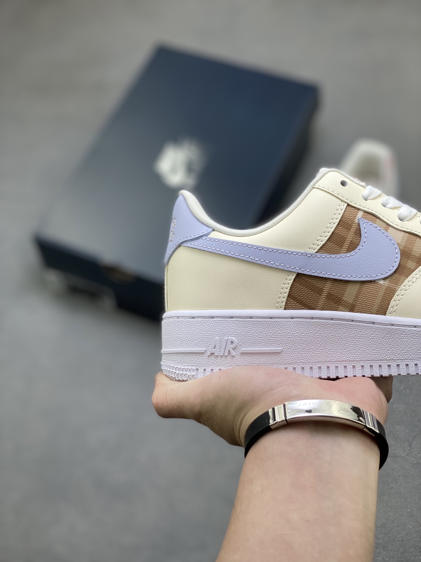 Nike Air Force 1 '07 Low Cream/Blue Shoes IH7352-001 Size 36-45 6 i1756397012371 8352 0 4