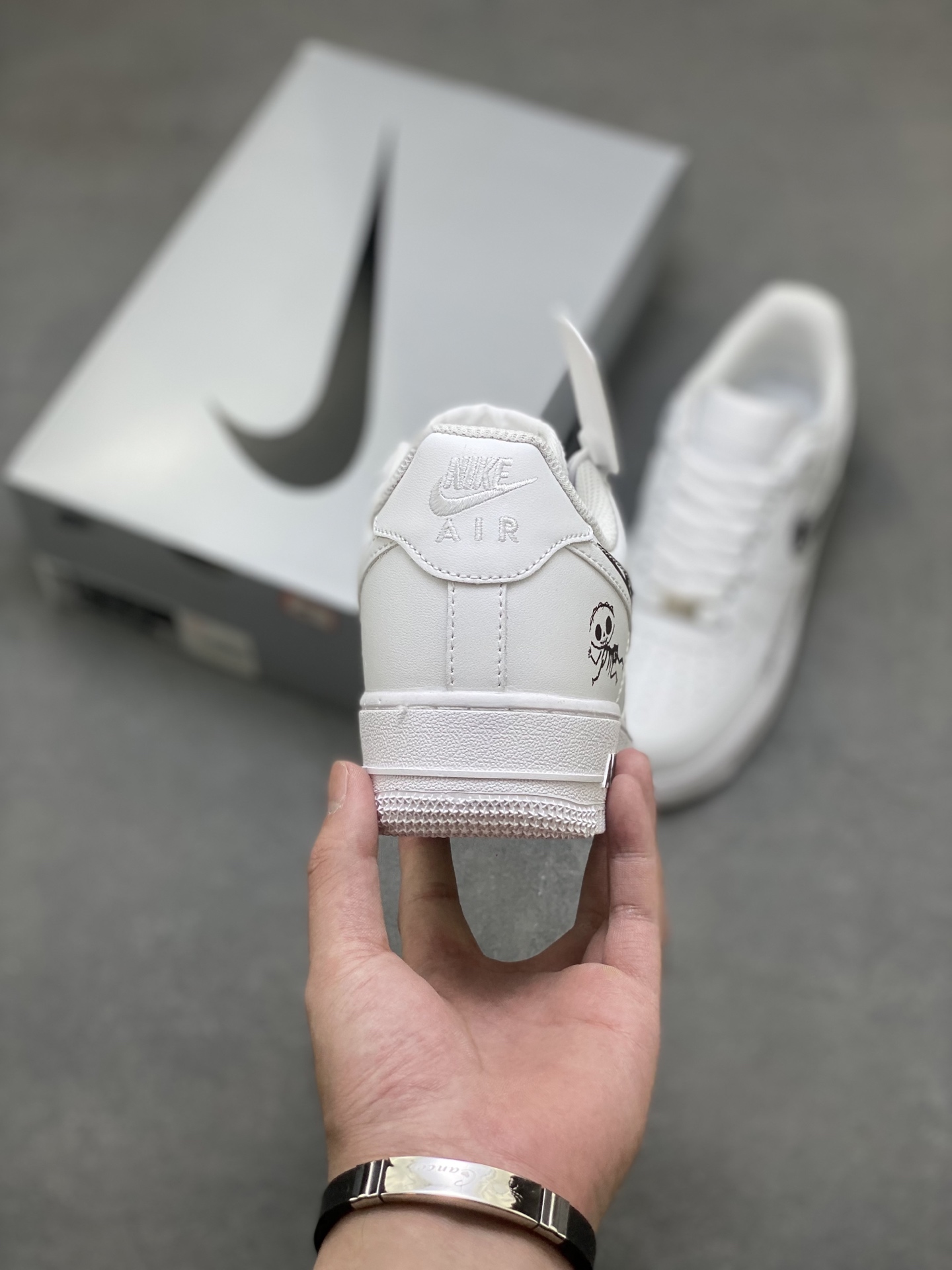 Nike Air Force 1 '07 Low White/Black Custom Sneakers 27 i1756397060518 3352 0 3