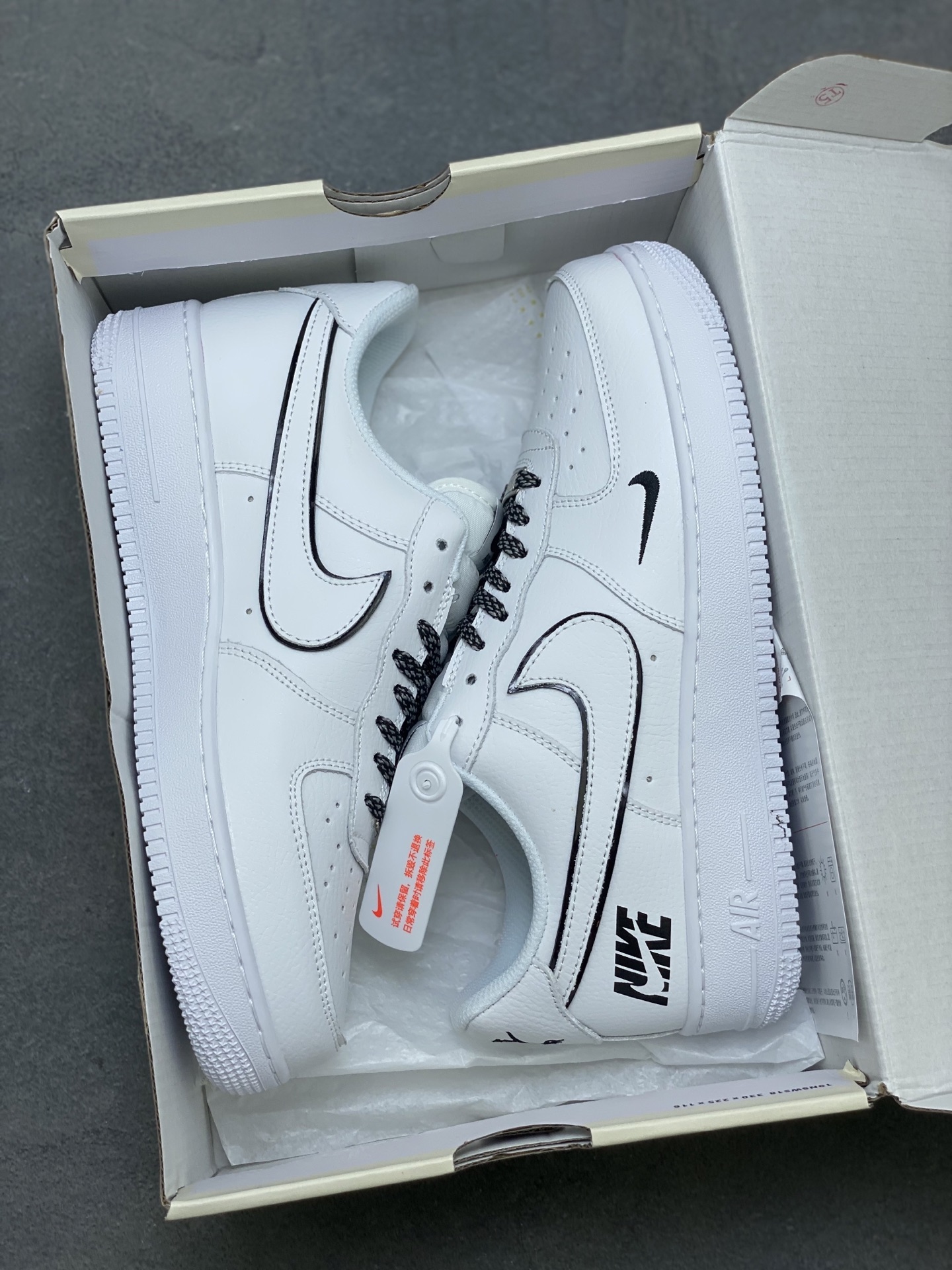 Nike Air Force 1 '07 Low White/Black Limited Edition Sneakers - Size 36-45 10 i1756486881776 9791 0 8