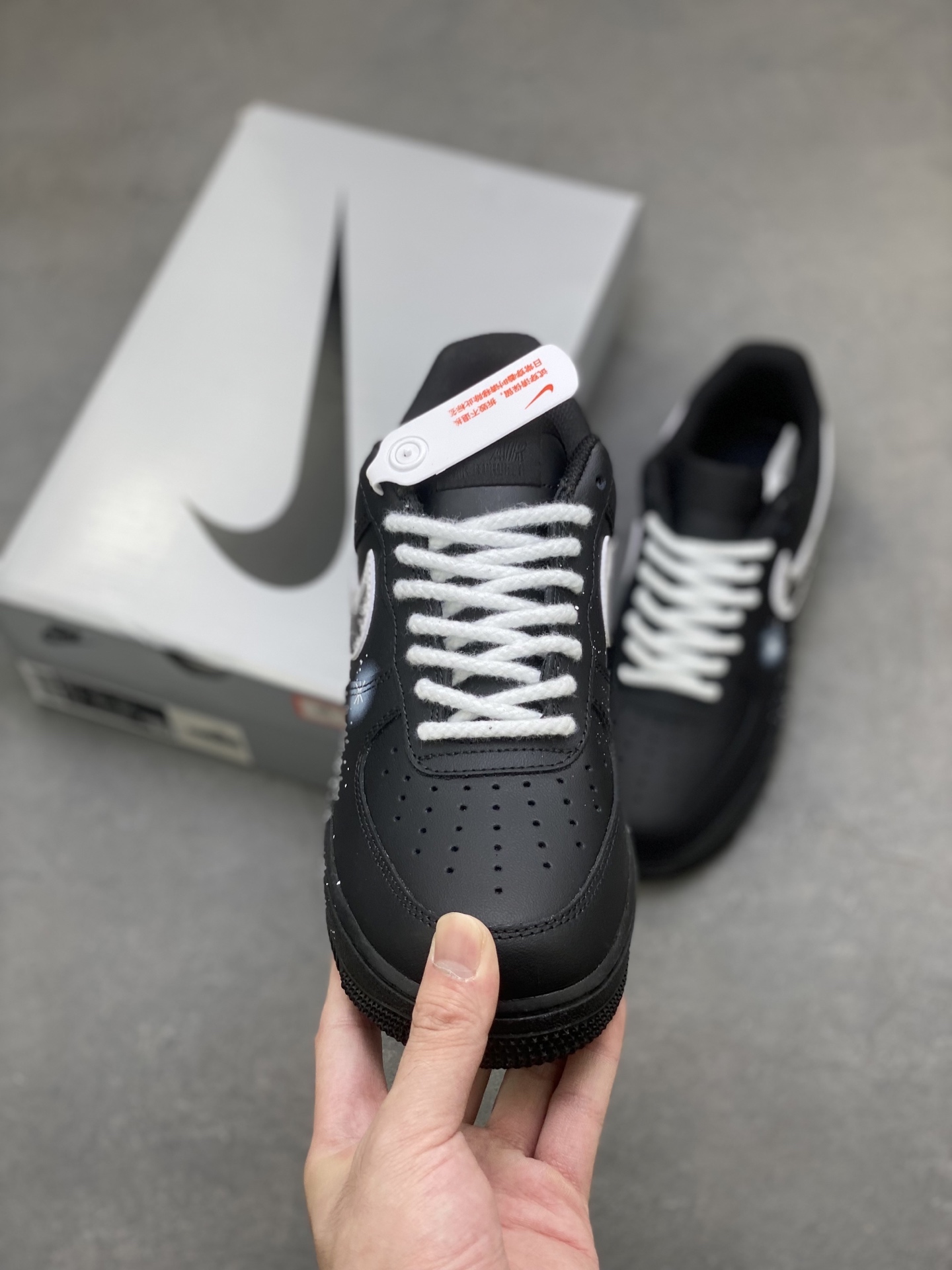 Nike Air Force 1 '07 Low Black/White Limited Edition Sneakers - All Sizes! 3 i1756570794842 3966 0 1