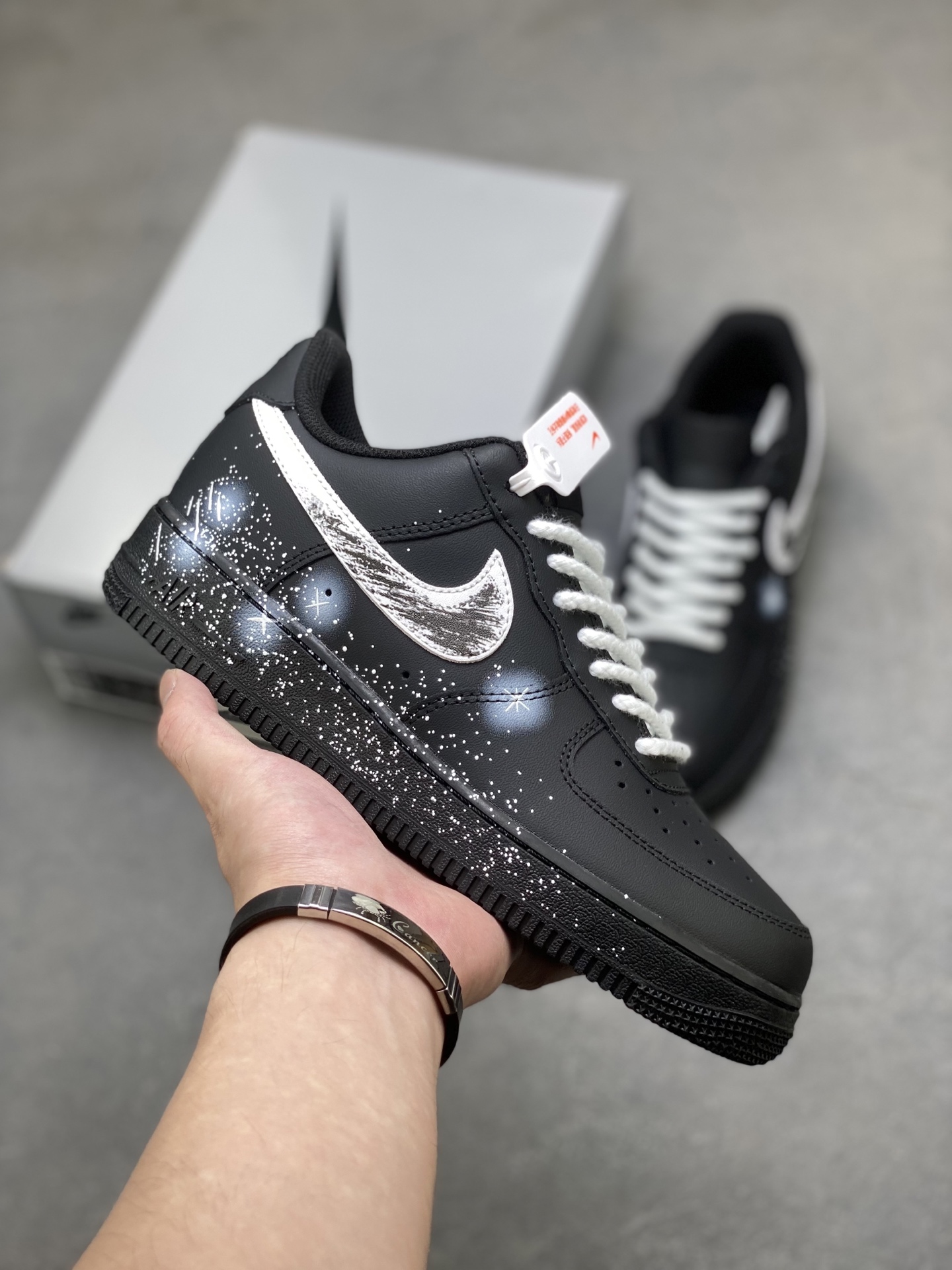 Nike Air Force 1 '07 Low Black/White Limited Edition Sneakers - All Sizes! 2 i1756570794842 8247 0 0