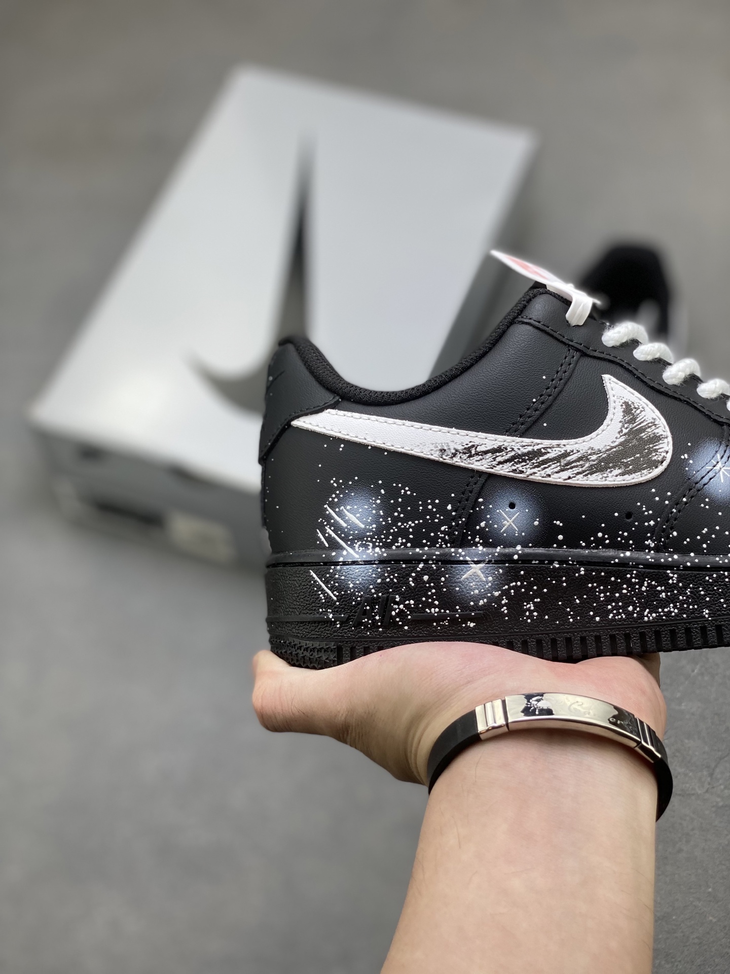 Nike Air Force 1 '07 Low Black/White Limited Edition Sneakers - All Sizes! 6 i1756570804993 4842 0 4