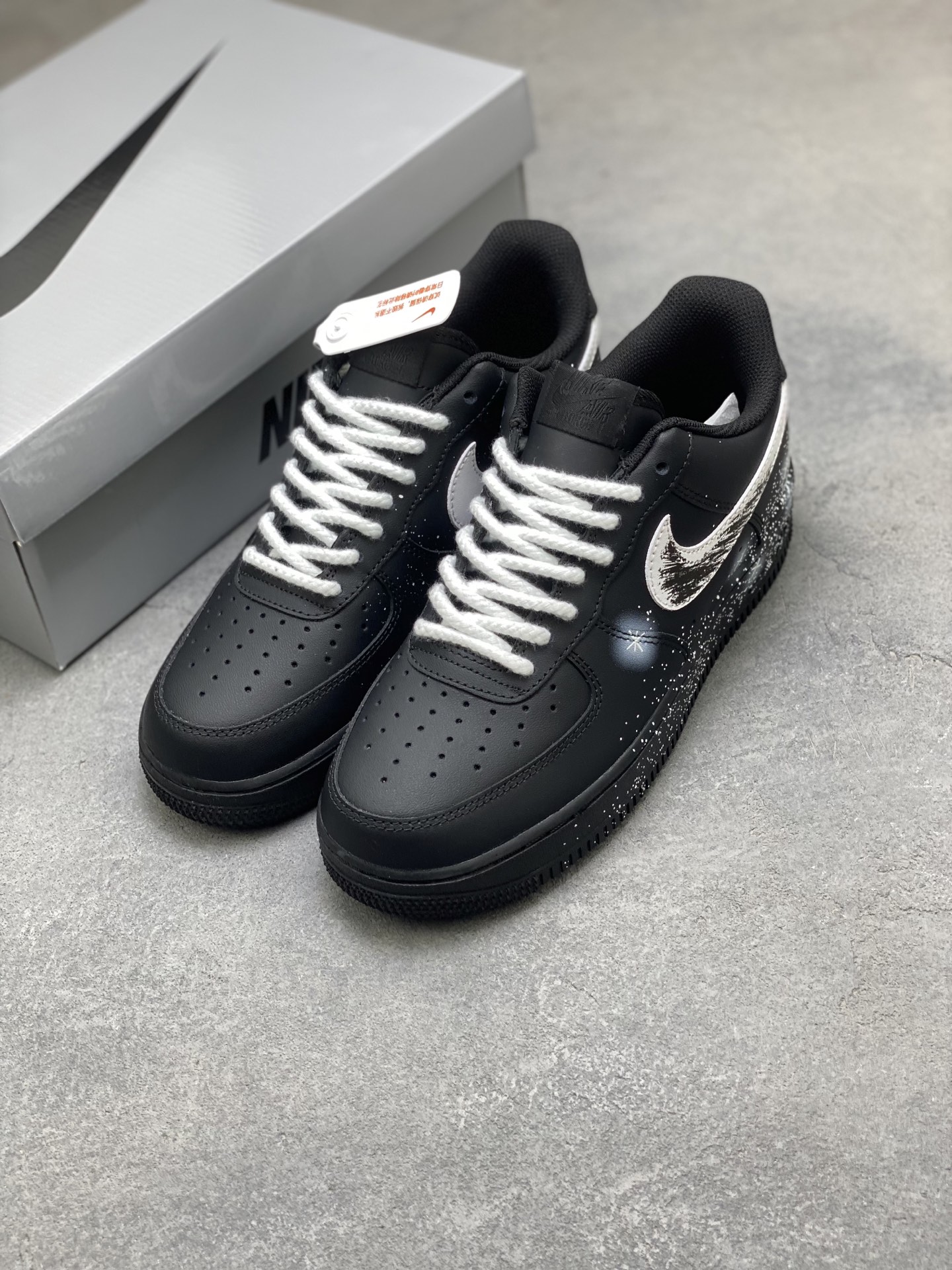 Nike Air Force 1 '07 Low Black/White Limited Edition Sneakers - All Sizes! 9 i1756570805086 8954 0 7