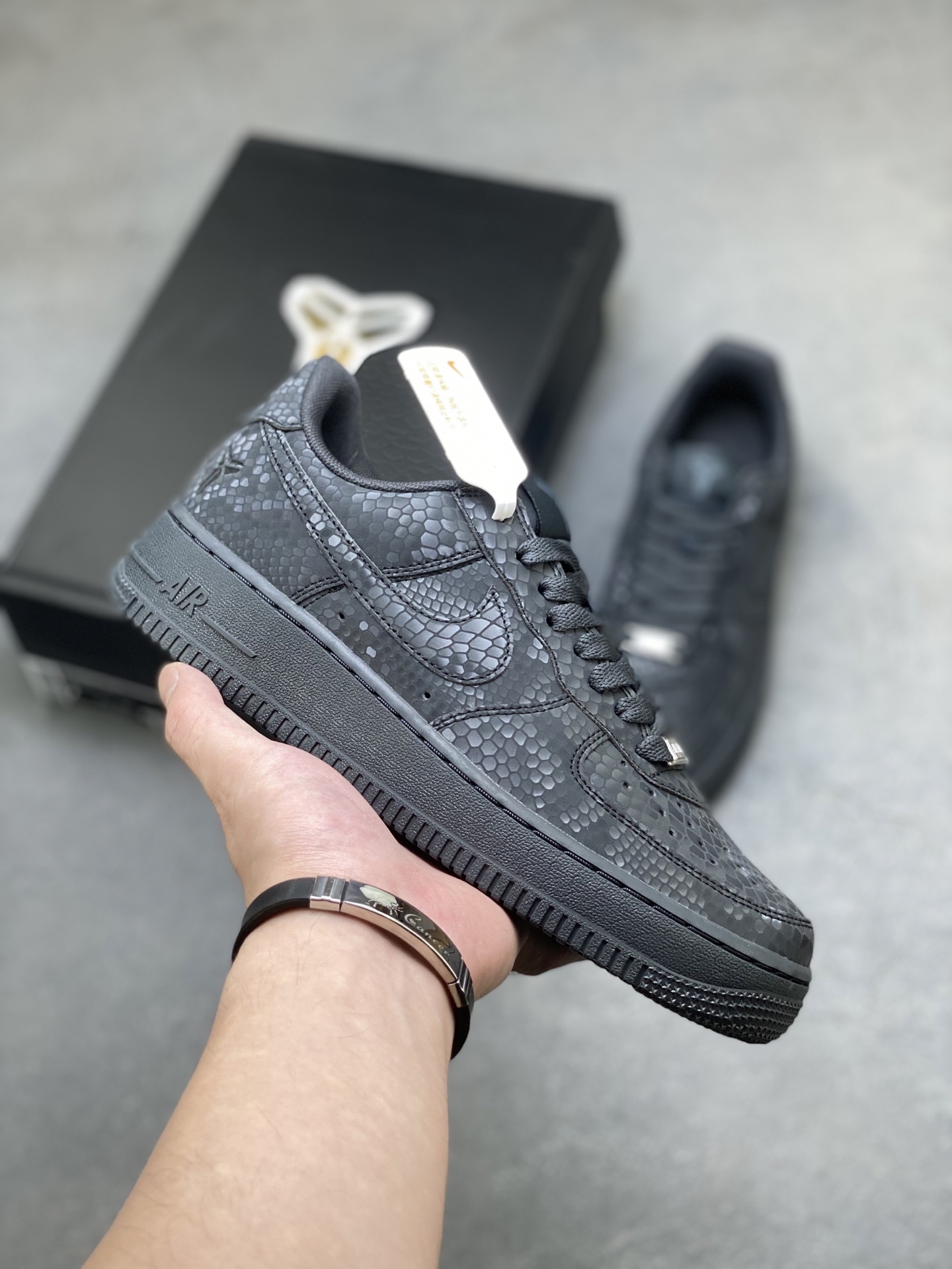 Nike Air Force 1 '07 Low Black Python Sneakers Limited Edition 2 i1756570834965 3762 0 0