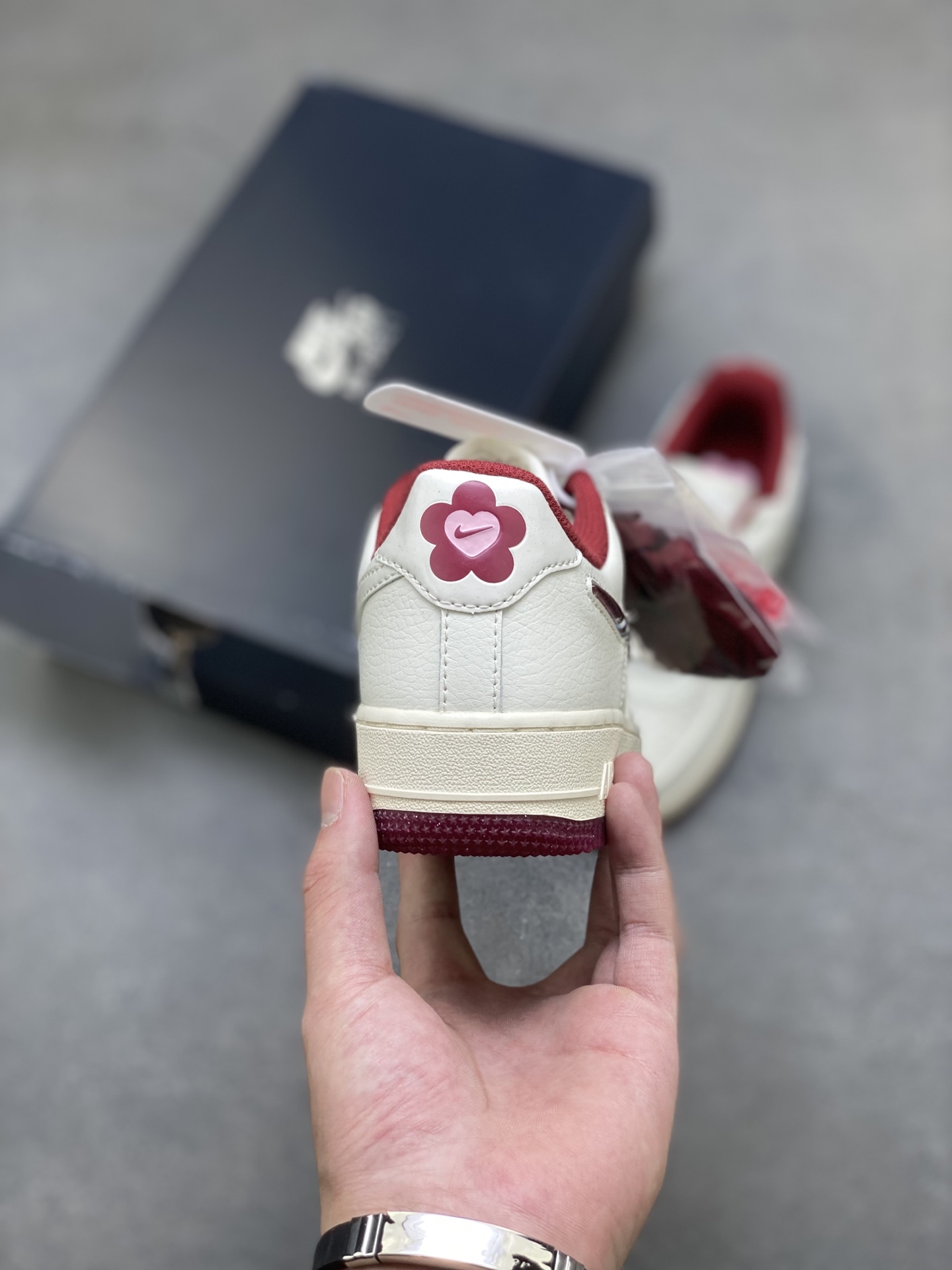 Nike Air Force 1 '07 Low Cream/Burgundy Sneakers FZ5068-161 5 i1756571380258 7059 0 3