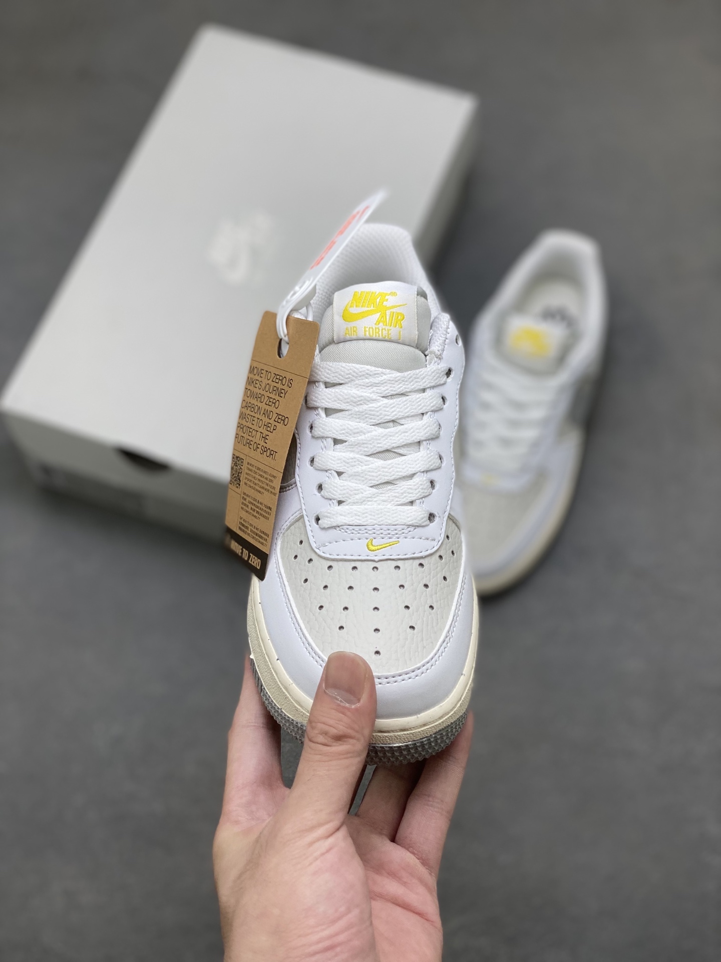 Nike Air Force 1 '07 Low White/Grey Casual Shoes - Limited Edition 3 i1756571426953 9744 0 1