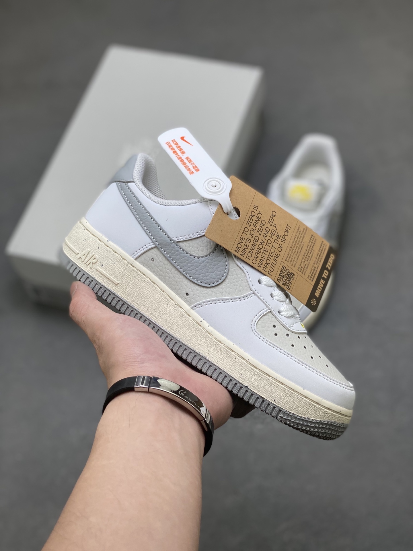 Nike Air Force 1 '07 Low White/Grey Casual Shoes - Limited Edition 2 i1756571426971 8140 0 0