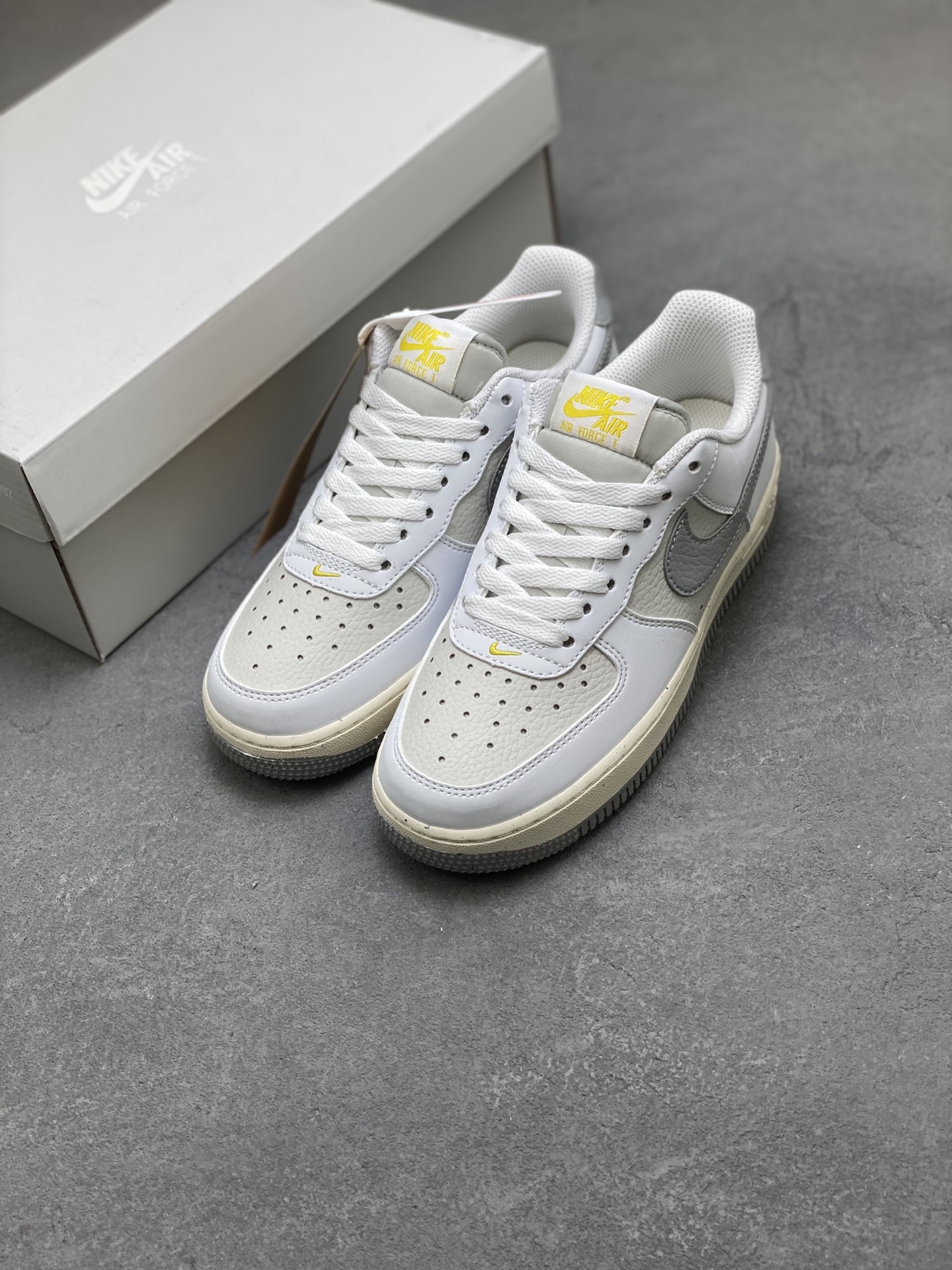 Nike Air Force 1 '07 Low White/Grey Casual Shoes - Limited Edition 9 i1756571439619 175 0 7