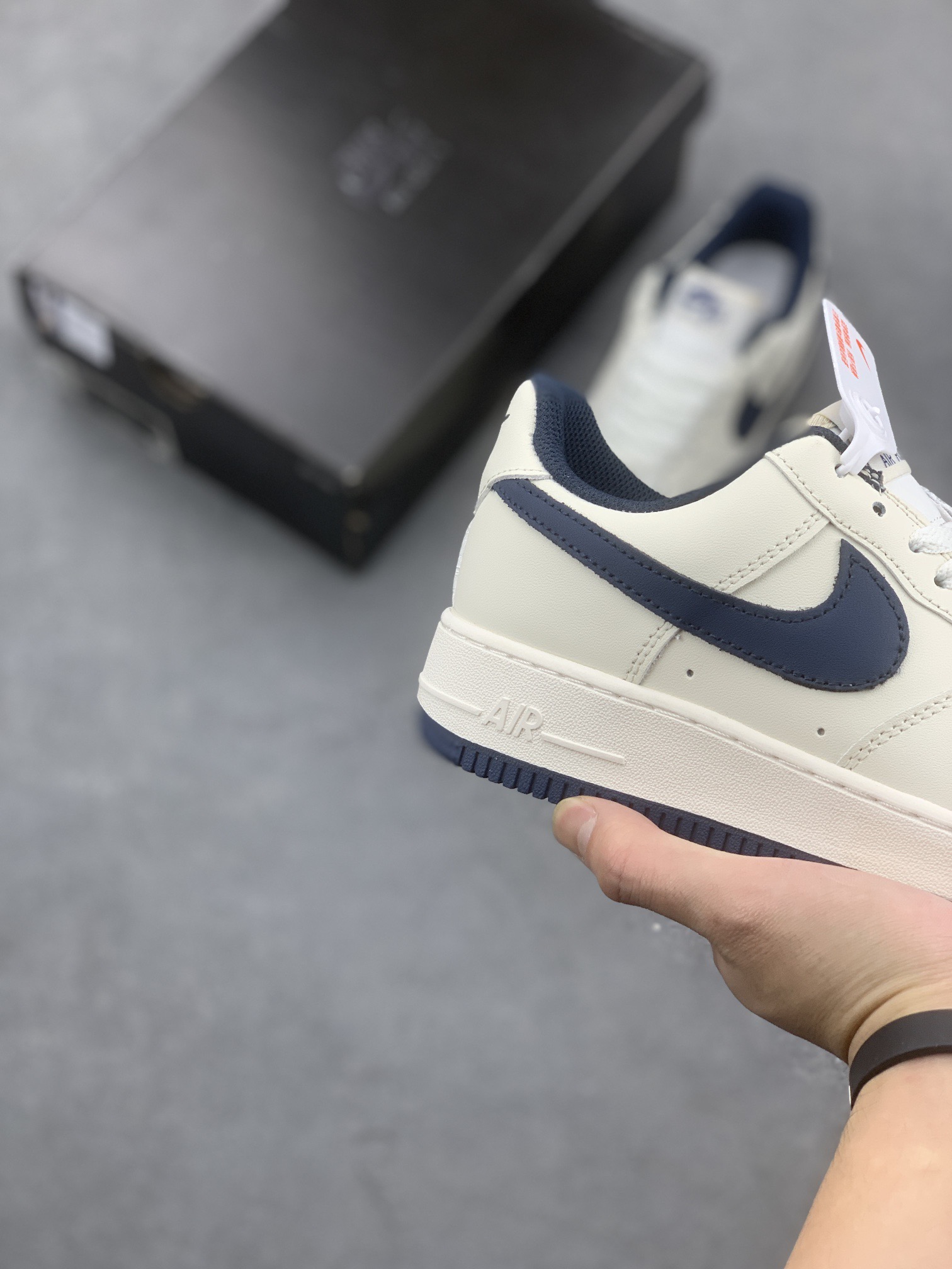 Nike Air Force 1 '07 Low Sneakers - Ivory/Navy, Company Grade Quality 6 i1756571712453 6379 0 4