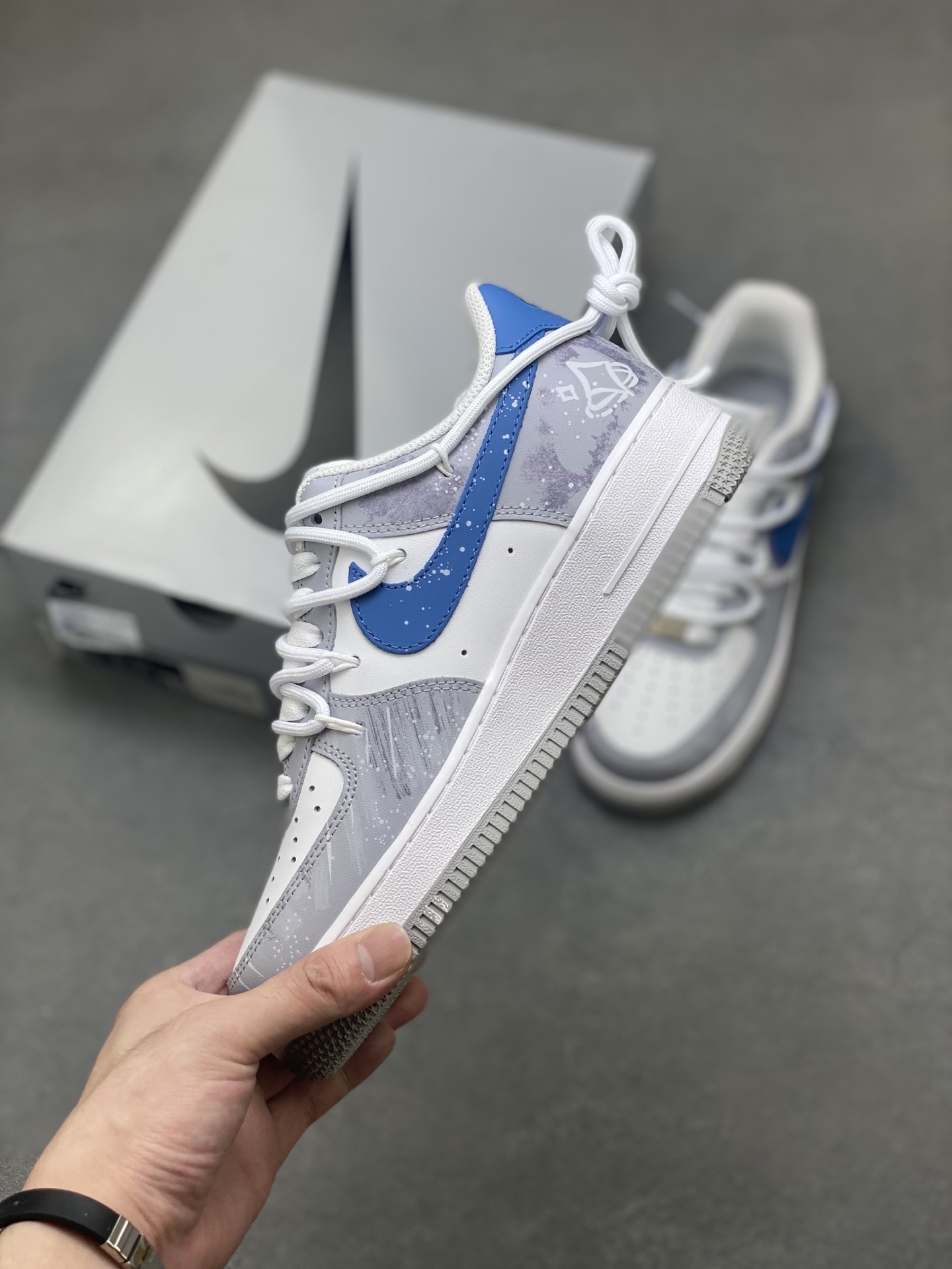 Nike Air Force 1 '07 Low White/Blue Limited Edition Sneakers 4 i1756656451269 4334 0 2