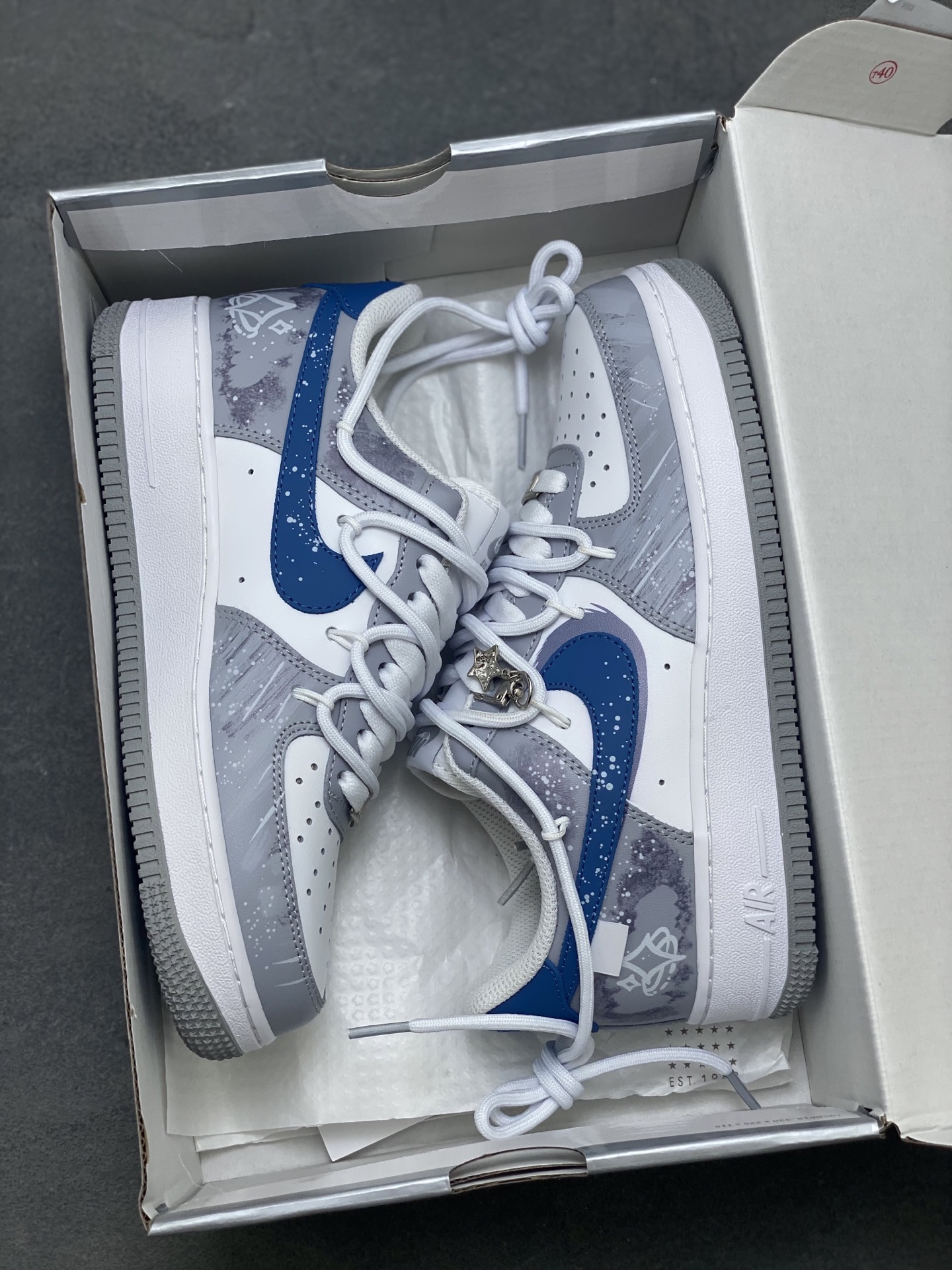 Nike Air Force 1 '07 Low White/Blue Limited Edition Sneakers 10 i1756656451269 9453 0 8