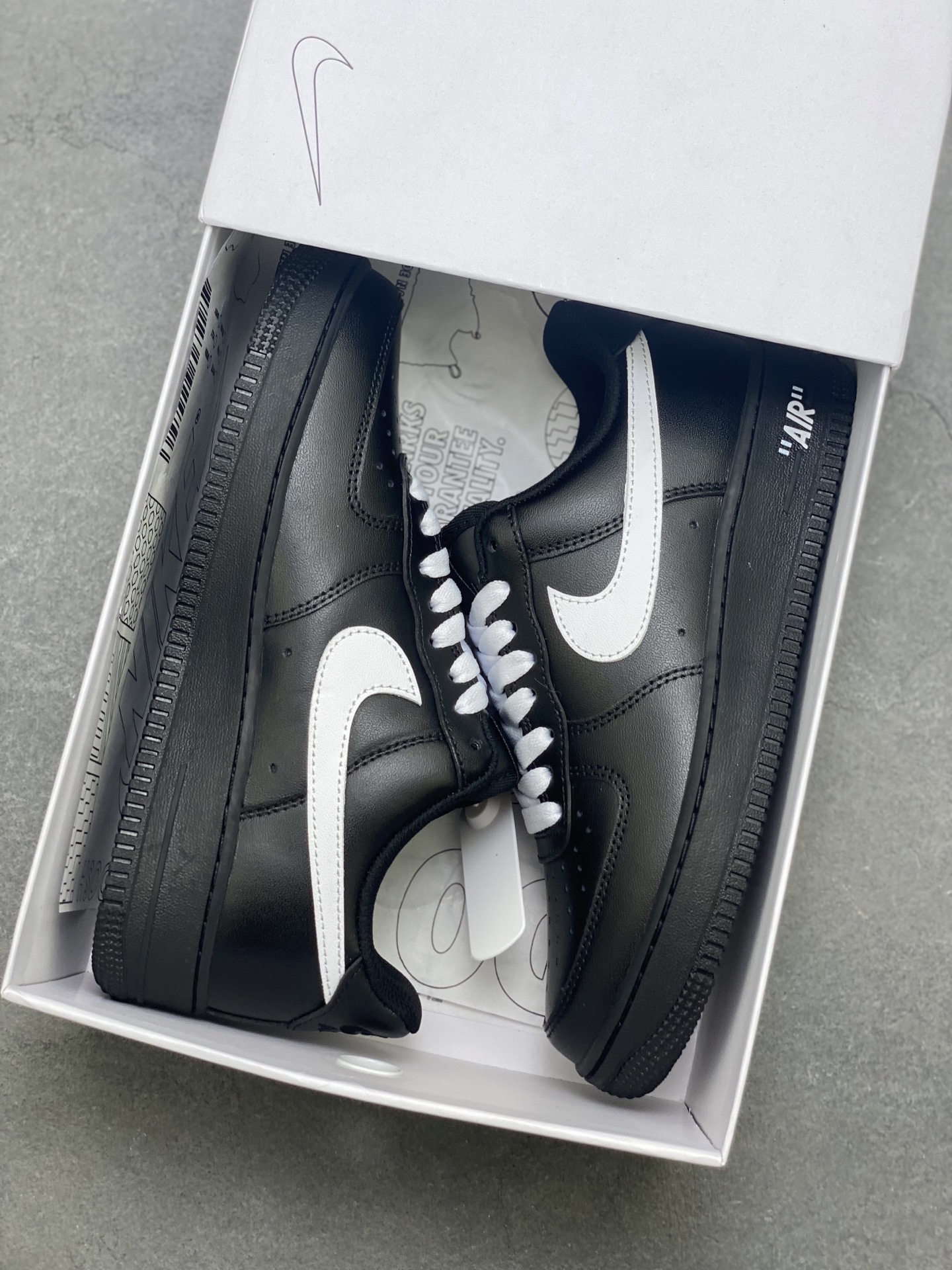 Nike Air Force 1 '07 Low Black/White Leather Sneakers Shoes CW2288-111 10 i1756656498749 9555 0 8
