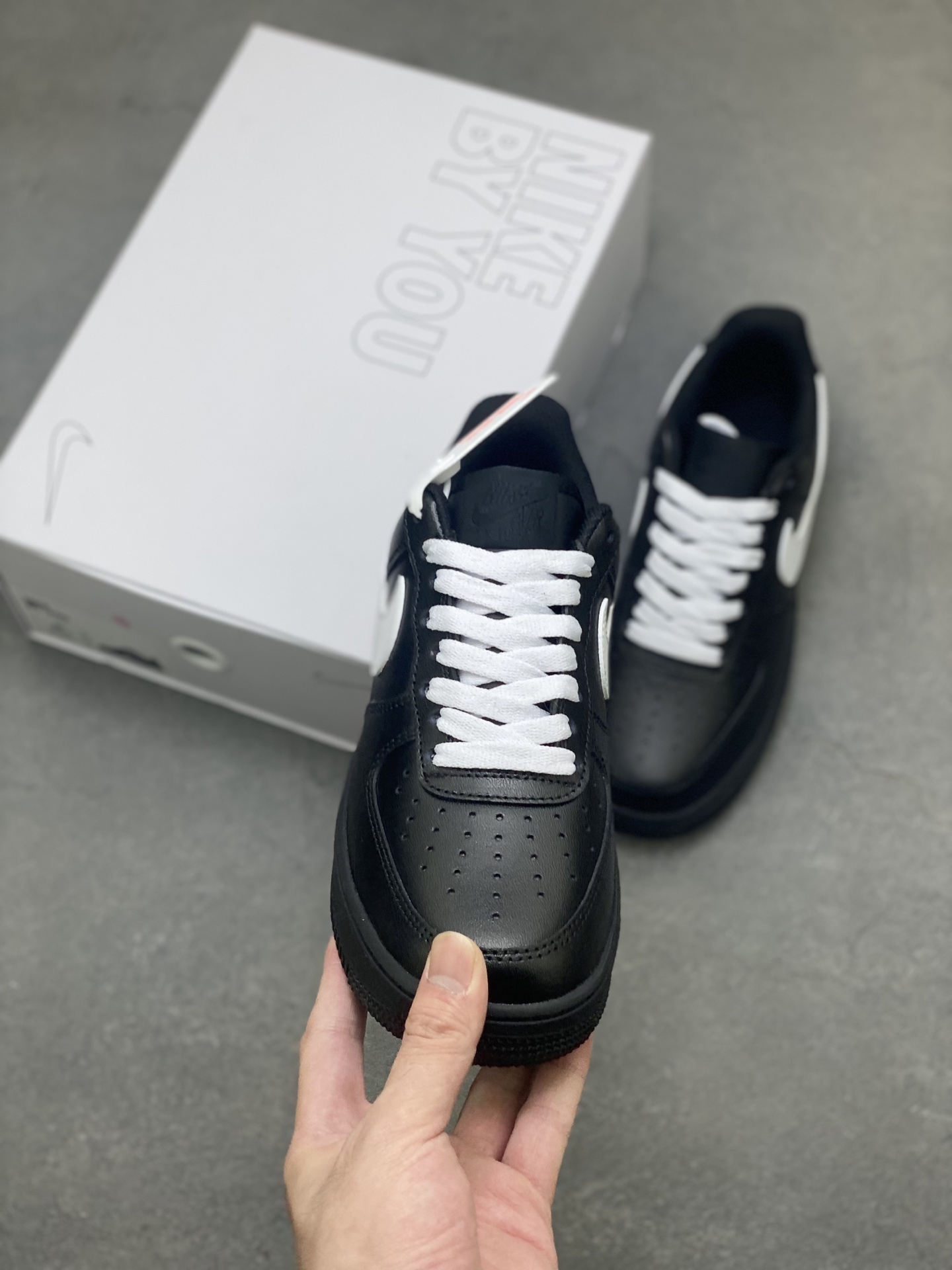 Nike Air Force 1 '07 Low Black/White Leather Sneakers Shoes CW2288-111 3 i1756656498979 9105 0 1