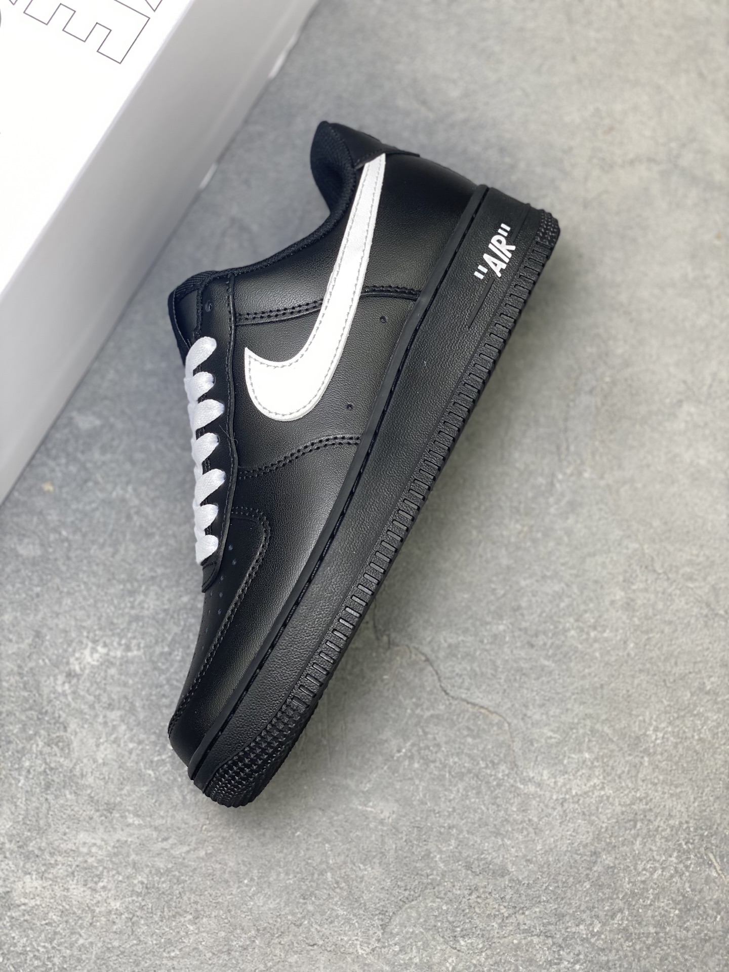 Nike Air Force 1 '07 Low Black/White Leather Sneakers Shoes CW2288-111 8 i1756656507643 5864 0 6